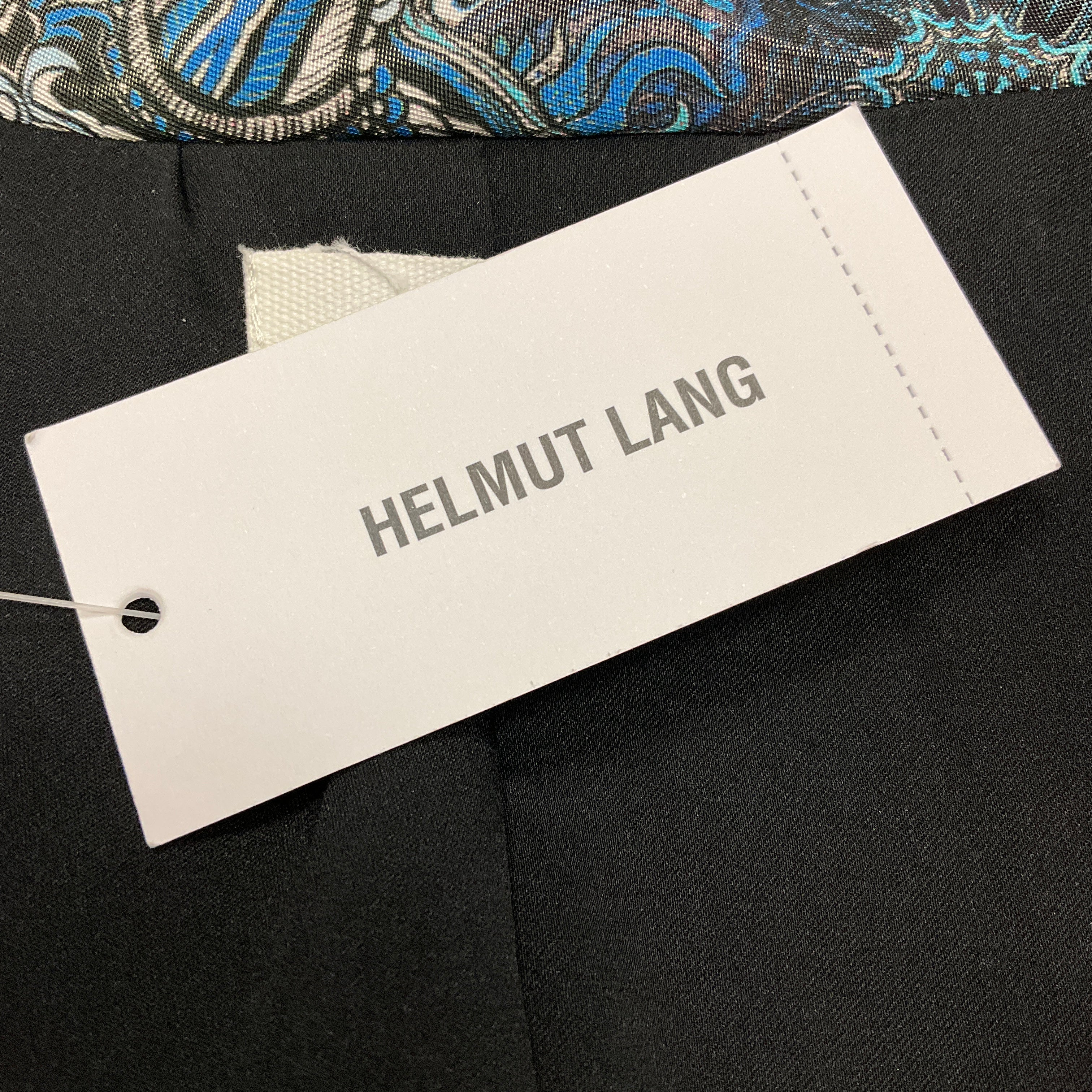 Helmut Lang Blue Multi Mandala Wet Print Jacket - Image 5