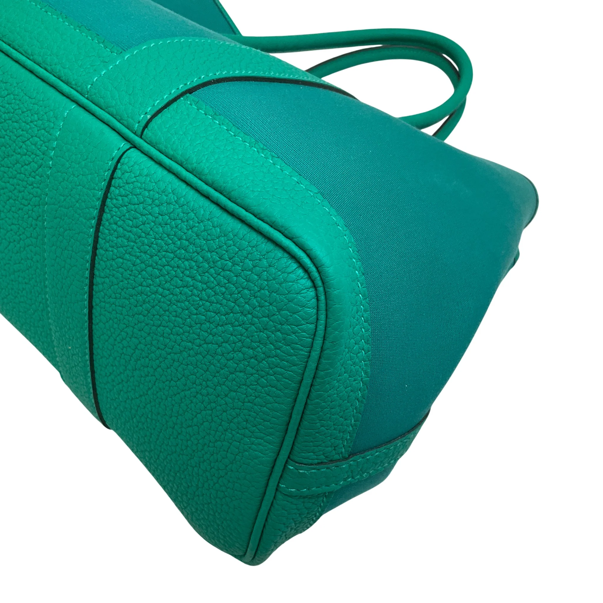 Hermes 2024 Green Garden Party 30 Satchel - Image 7