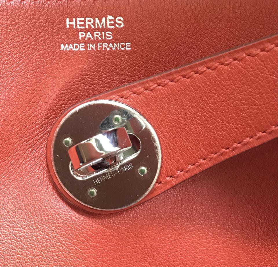 Hermès Lindy 2008 Rouge Togo Leather 30cm Shoulder Bag - Image 17