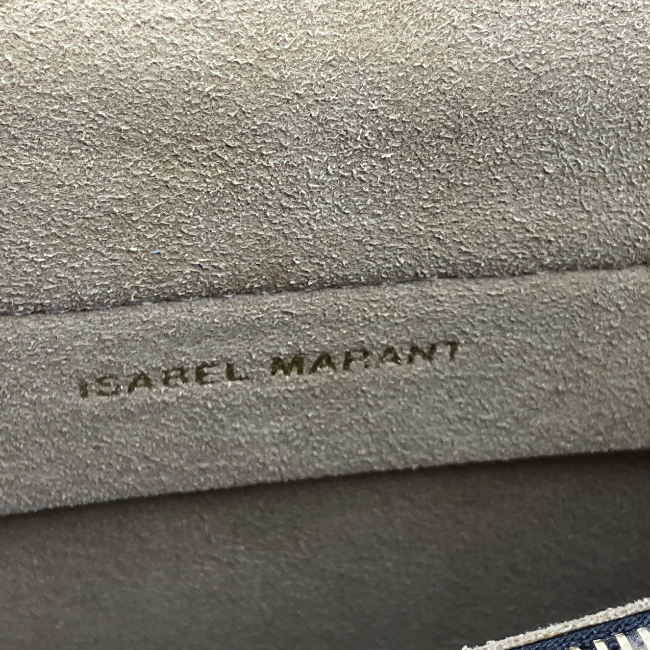 Isabel Marant Blue Oskan Studded Leather Shoulder Bag - Image 7