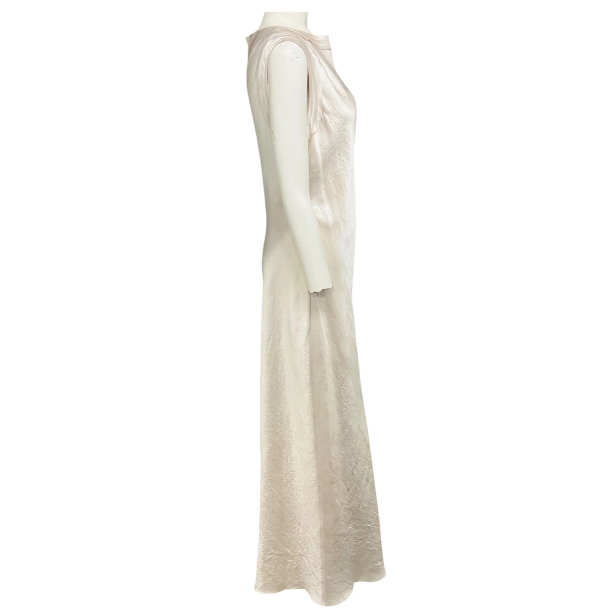 Jason Wu Collection Oyster Twill Embellished Cap Sleeve Gown - Image 2