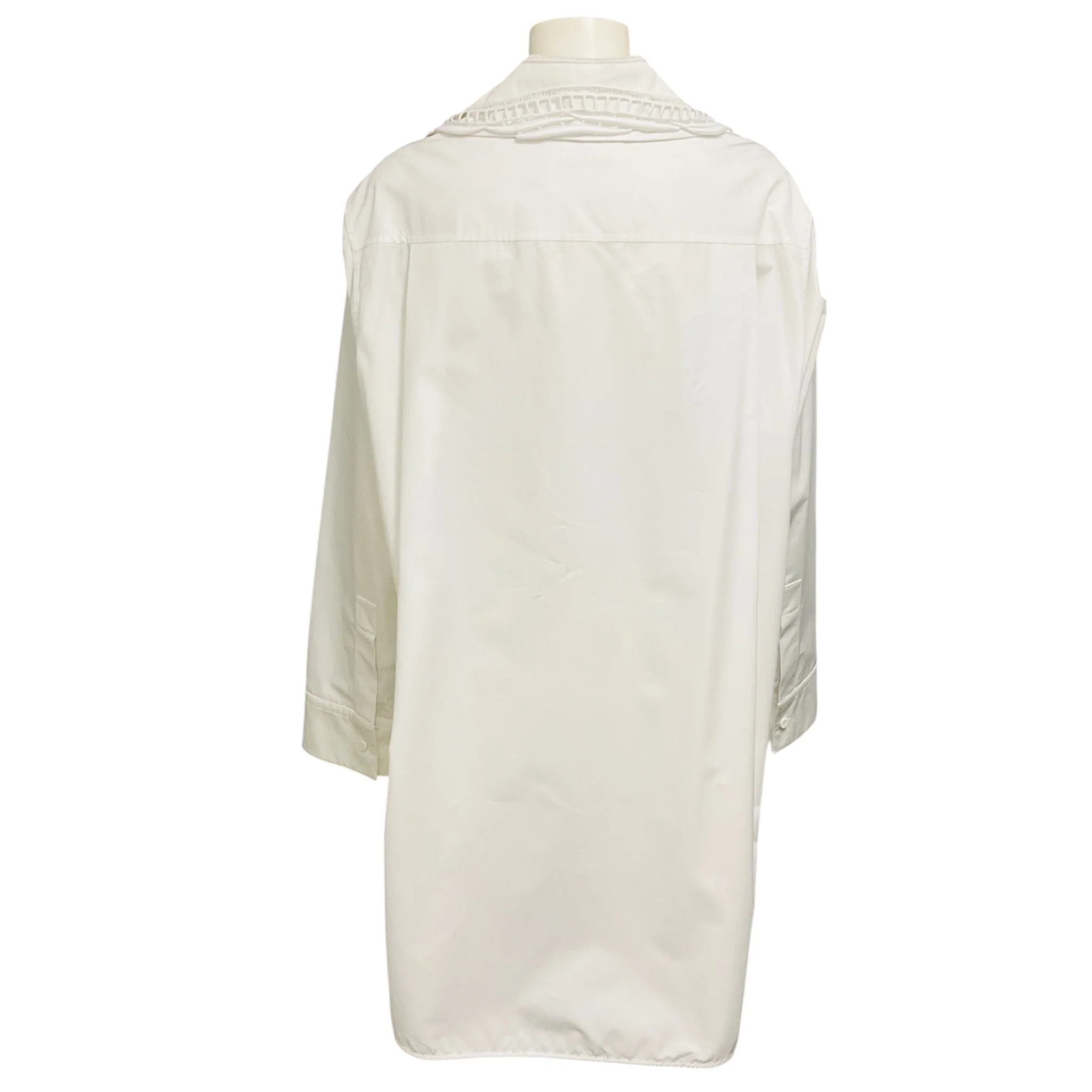Jil Sander White Cotton Poplin Shirt - Image 3