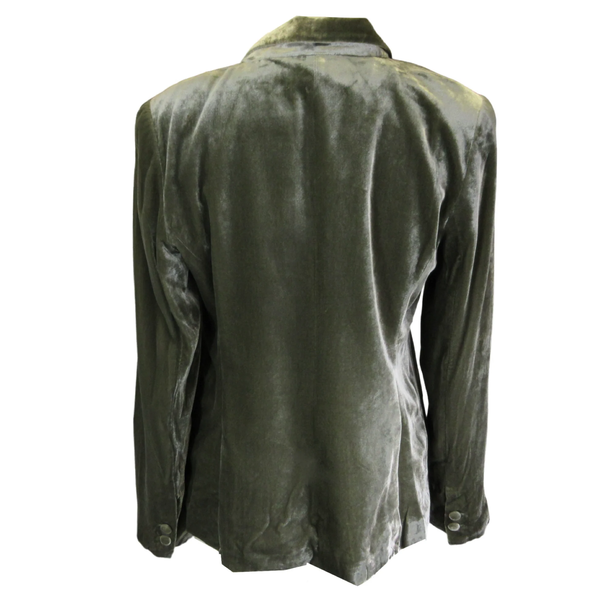 L'Agence Ivy Green Chamberlain Velvet Blazer - Image 3