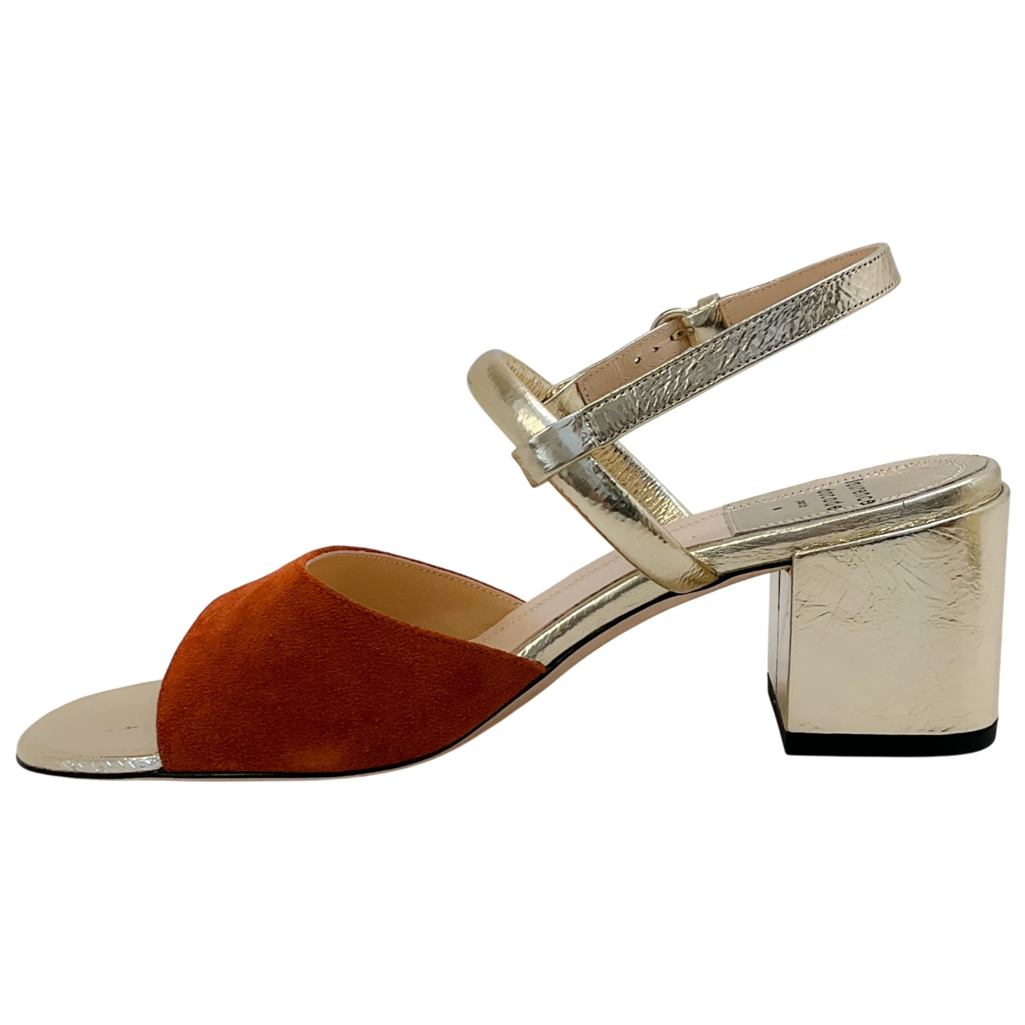 Laurence Dacade Brown / Gold Ginger Sandals - Image 3