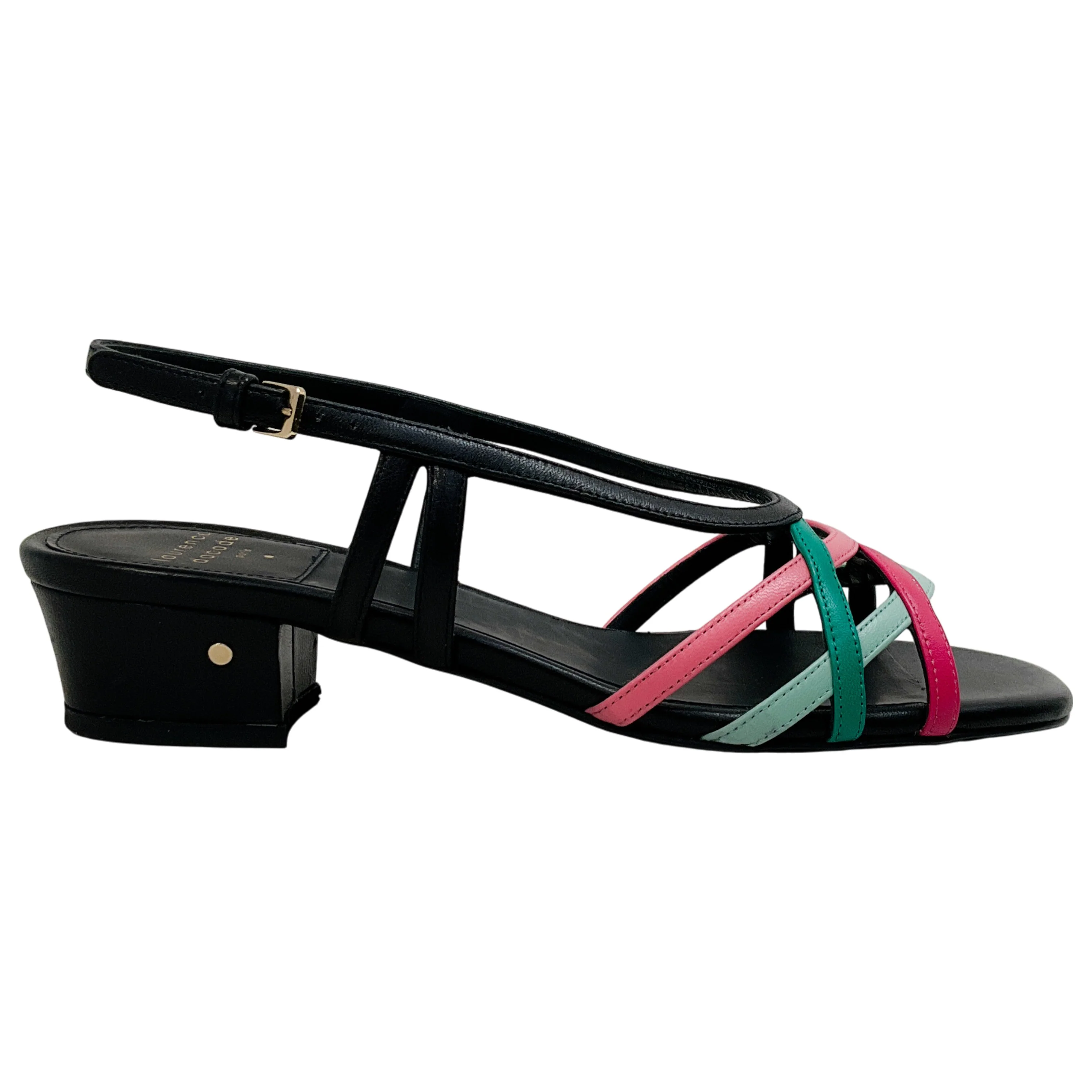 Laurence Dacade Black / Green / Pink Janice Sandals - Image 2