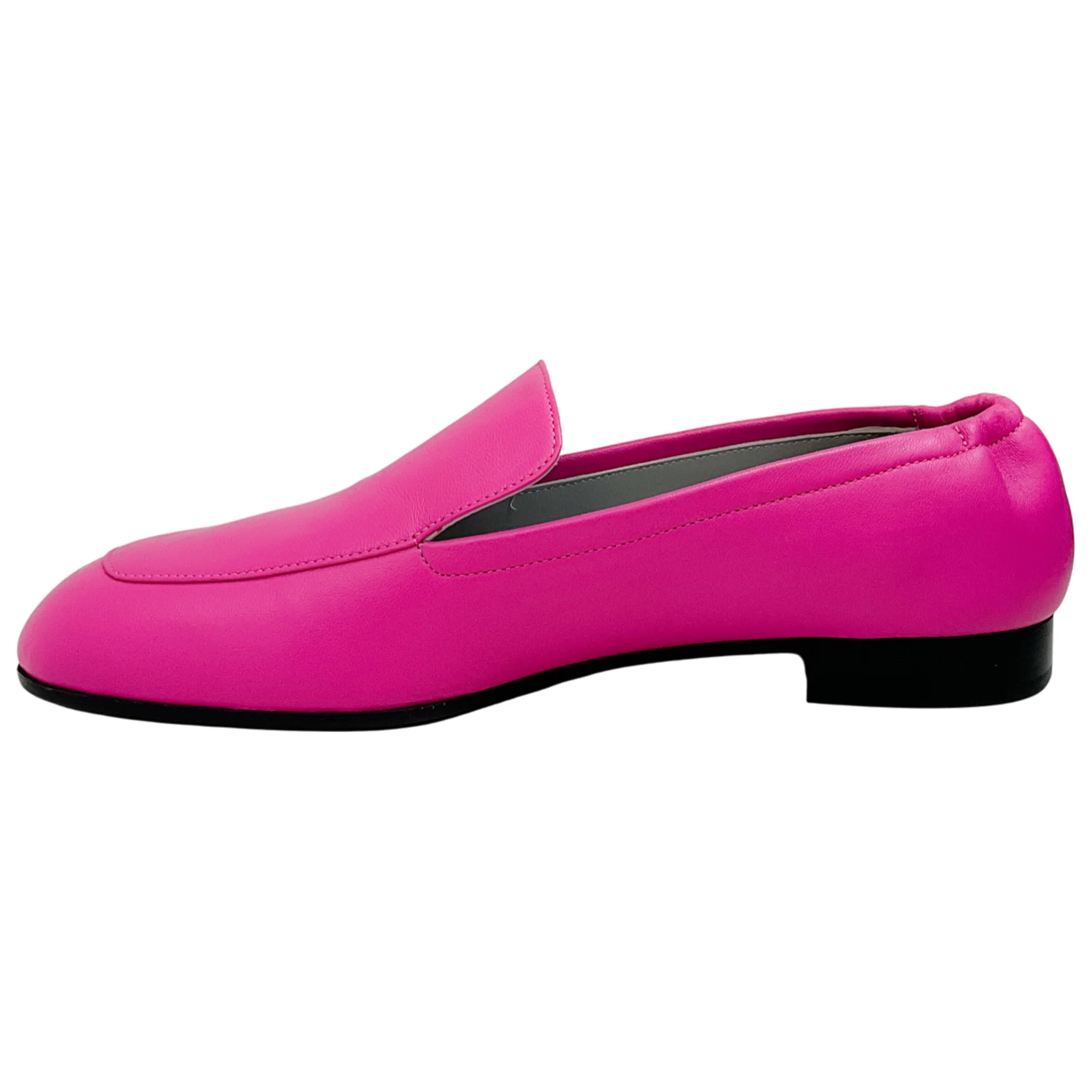 Laurence Dacade Pink Lambskin Leather Angela Loafers - Image 3