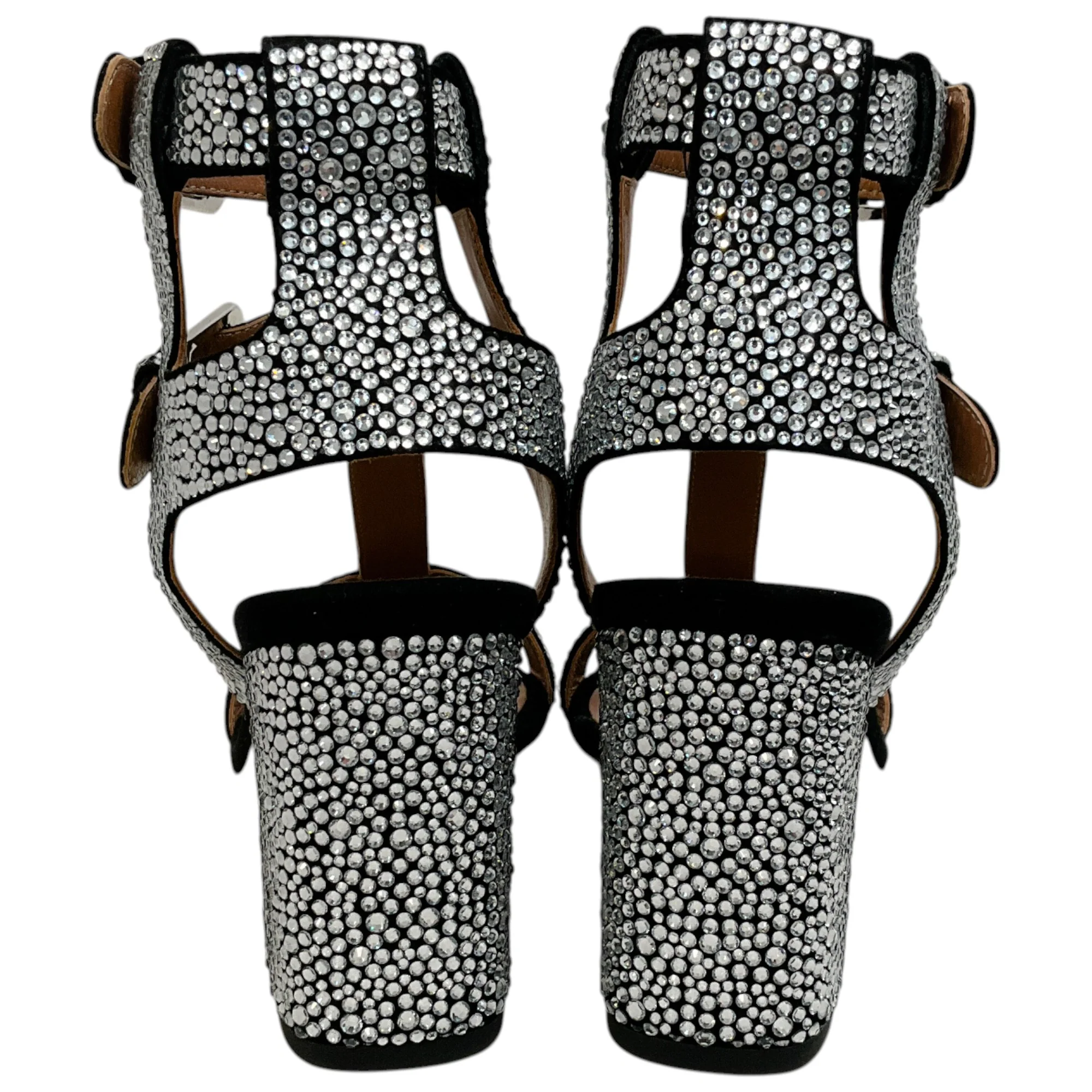 Laurence Dacade Silver Strass Sandra Sandals - Image 5