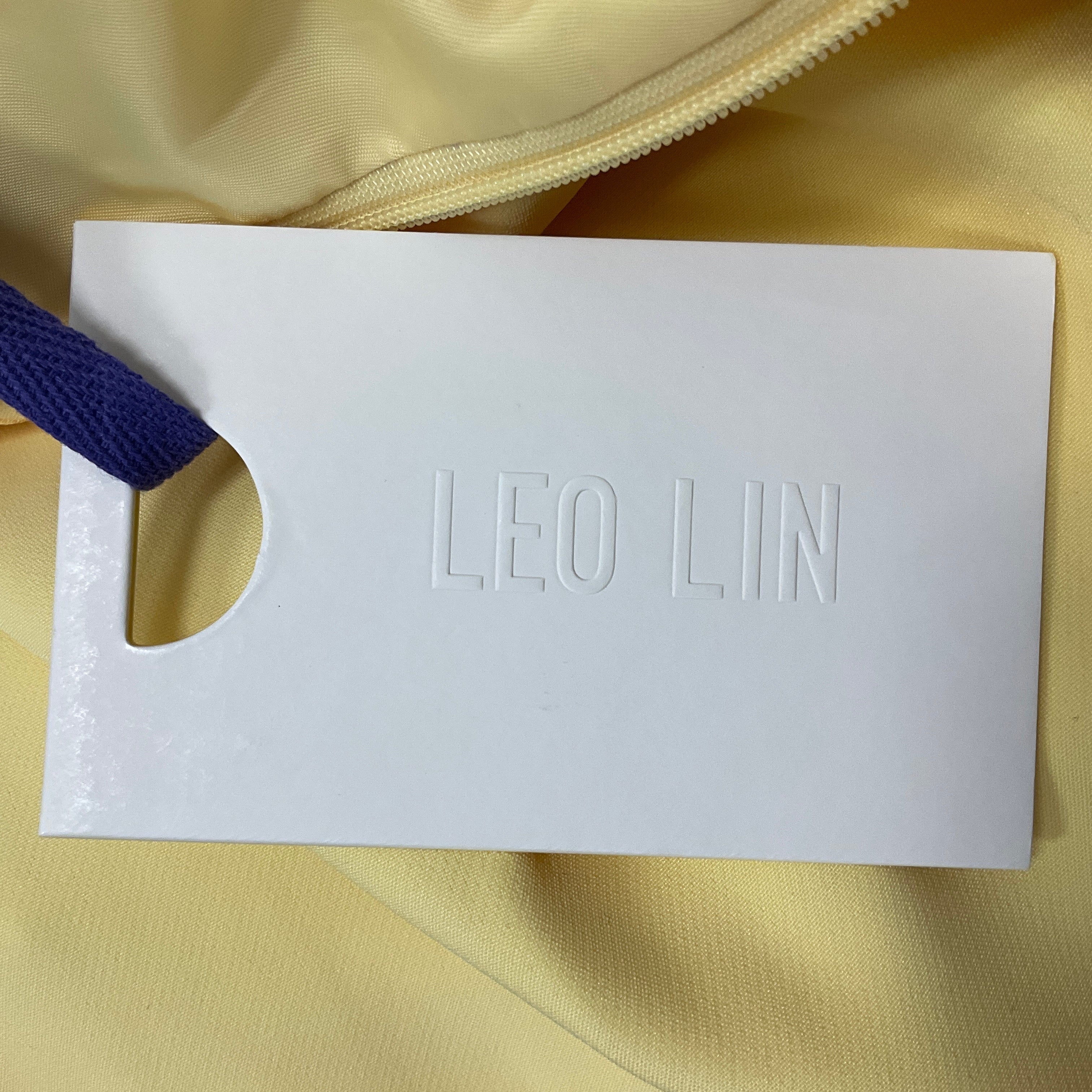 Leo Lin Sorbet Yellow Aurelie Applique Short Sleeve Mini Dress - Image 5