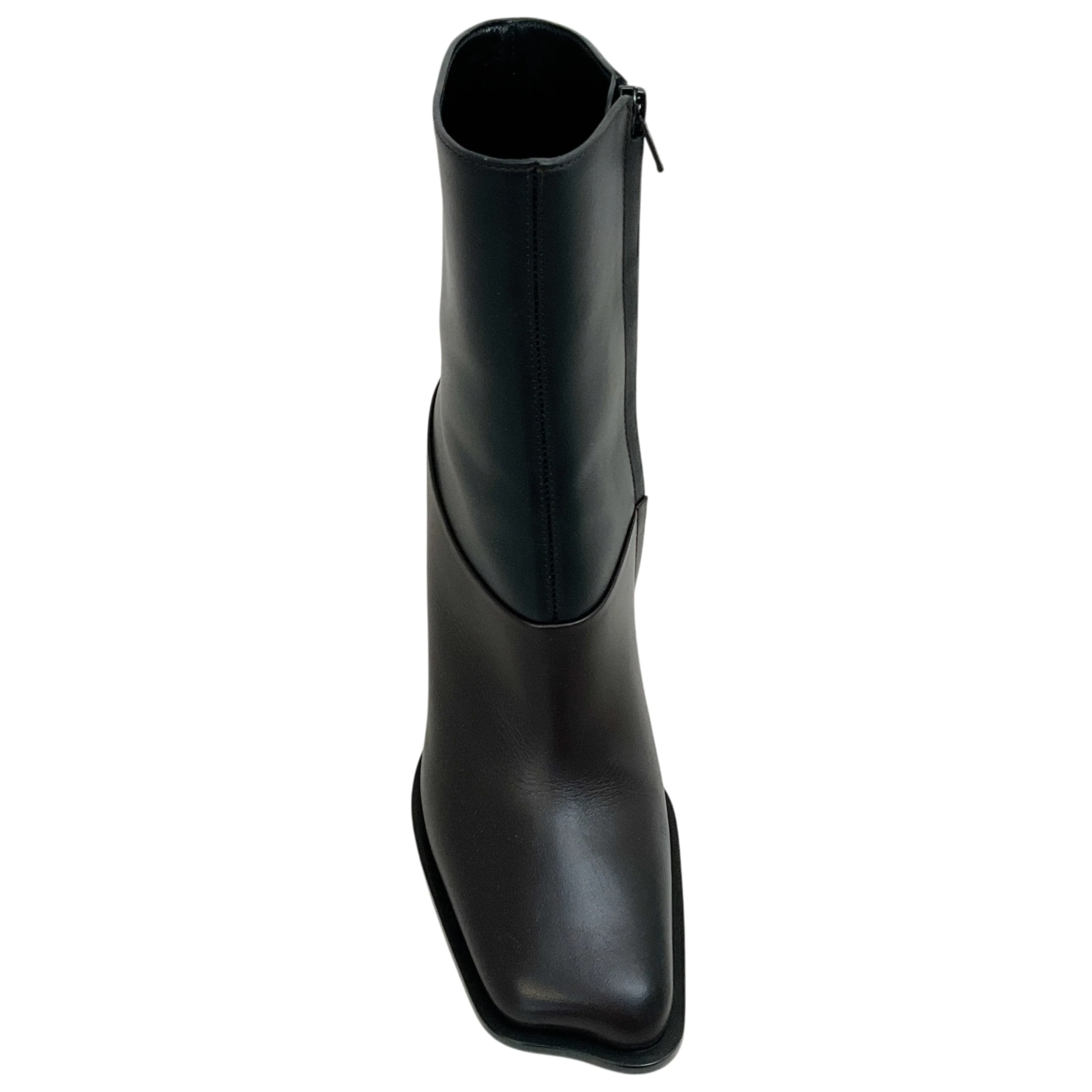 Loewe Black / Brown Leather Onda 90 Booties - Image 4