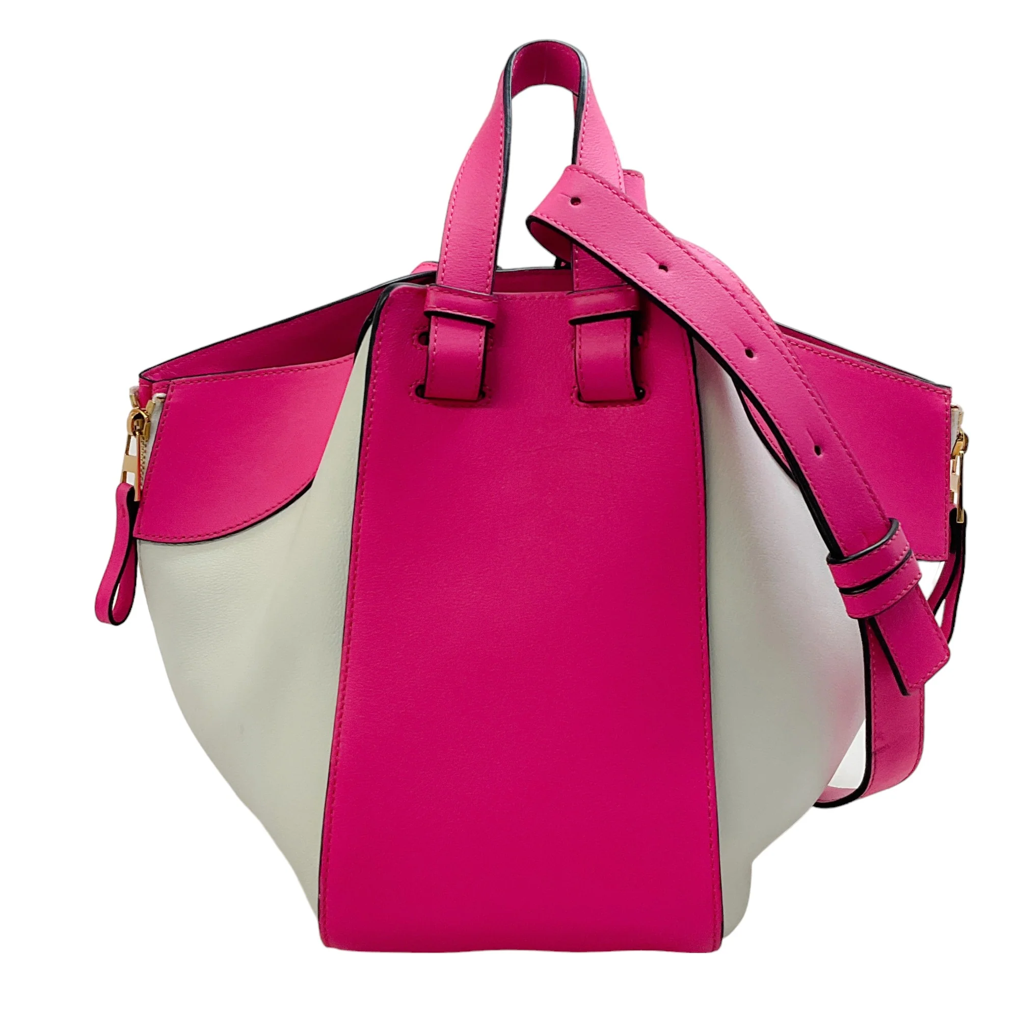 Loewe White / Pink Hammock Bag - Image 3