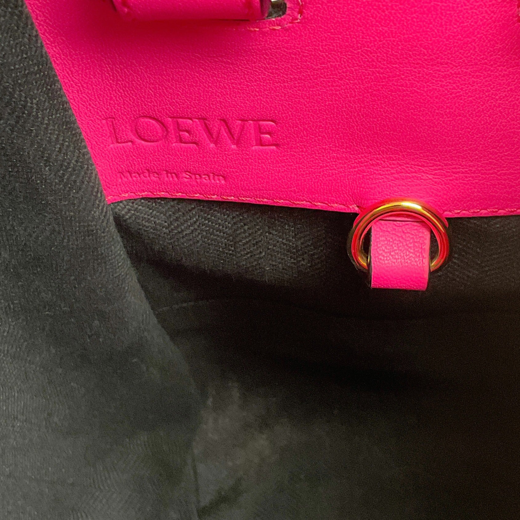 Loewe White / Pink Hammock Bag - Image 7