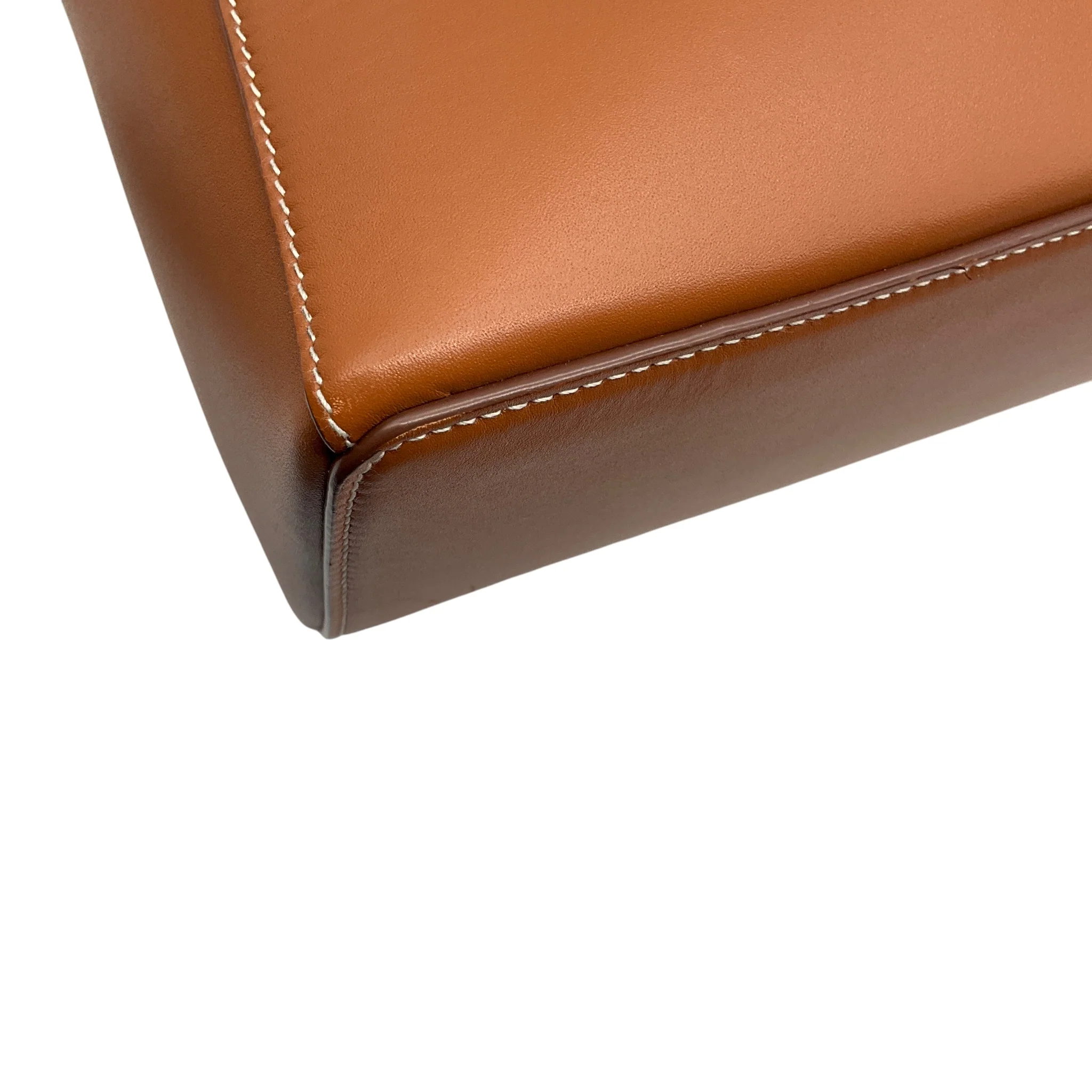 Loro Piana Tan Calfskin Leather L27 Extra Bag - Image 10