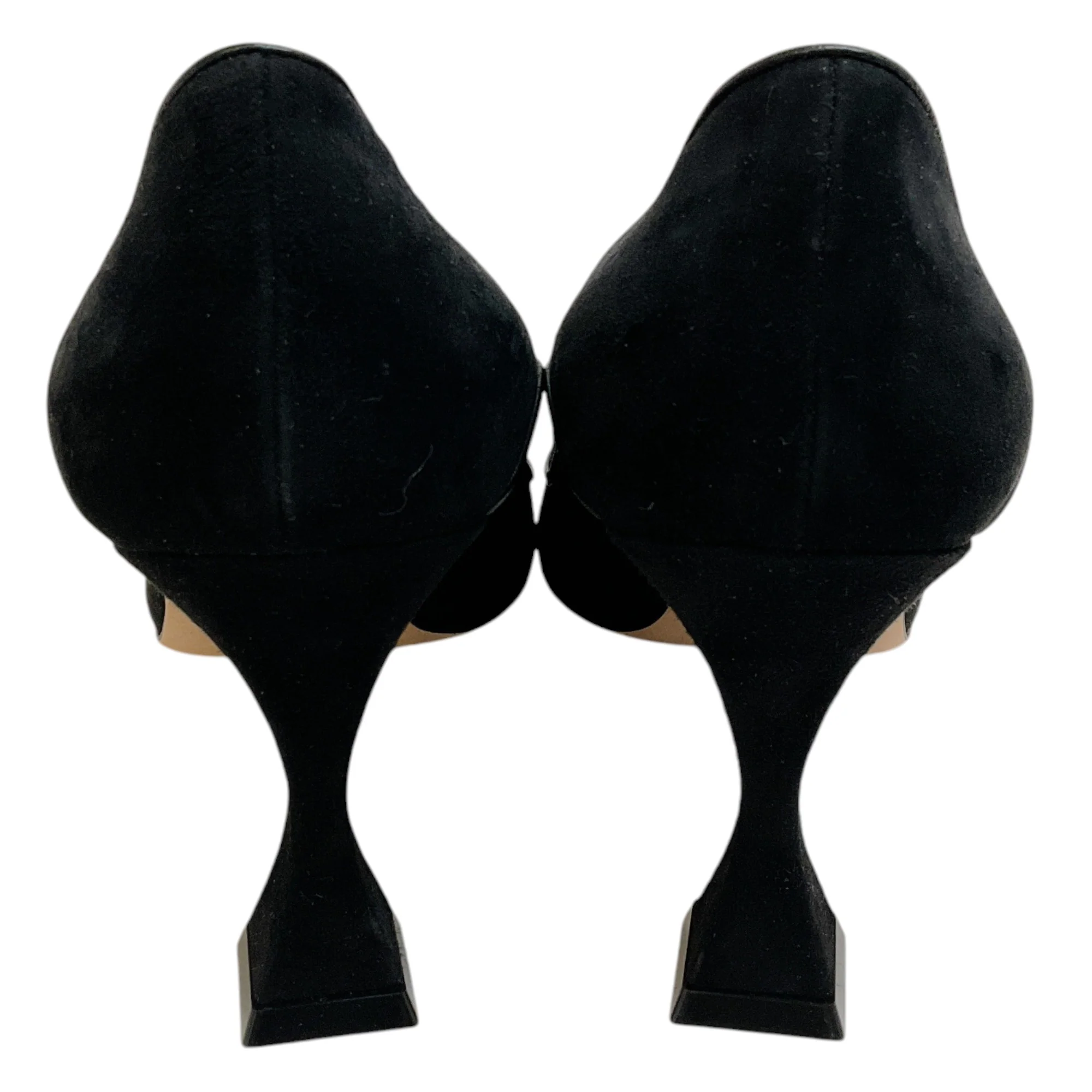 Manolo Blahnik Black Suede Dorehi Pumps - Image 5