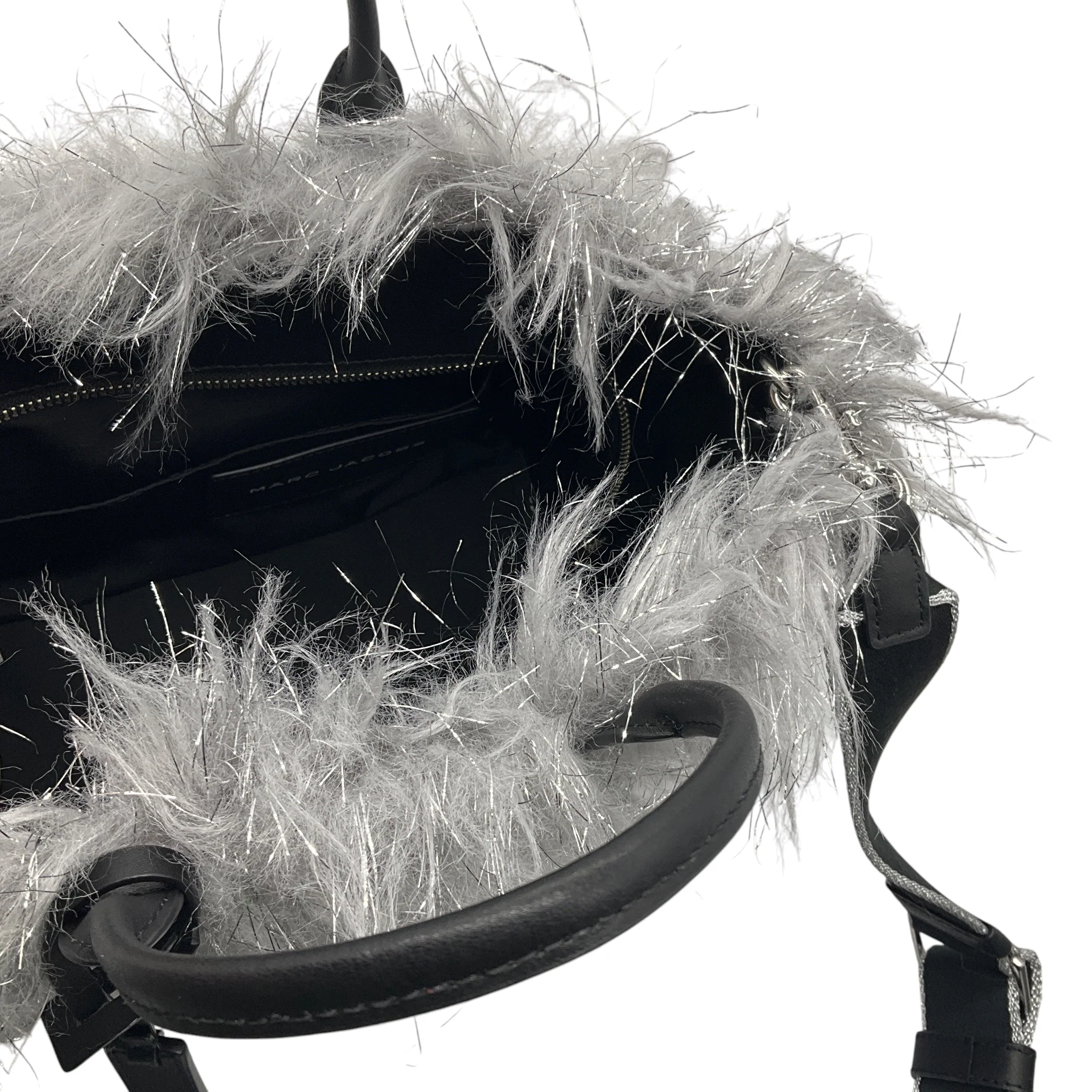 Marc Jacobs Silver Grey / Silver The Creature Mini Tote Bag - Image 6