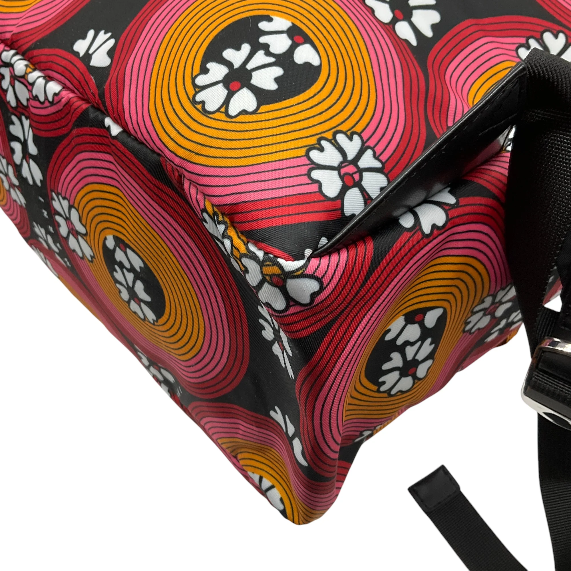 Marni Pink / Orange Techno Circles Backpack - Image 6