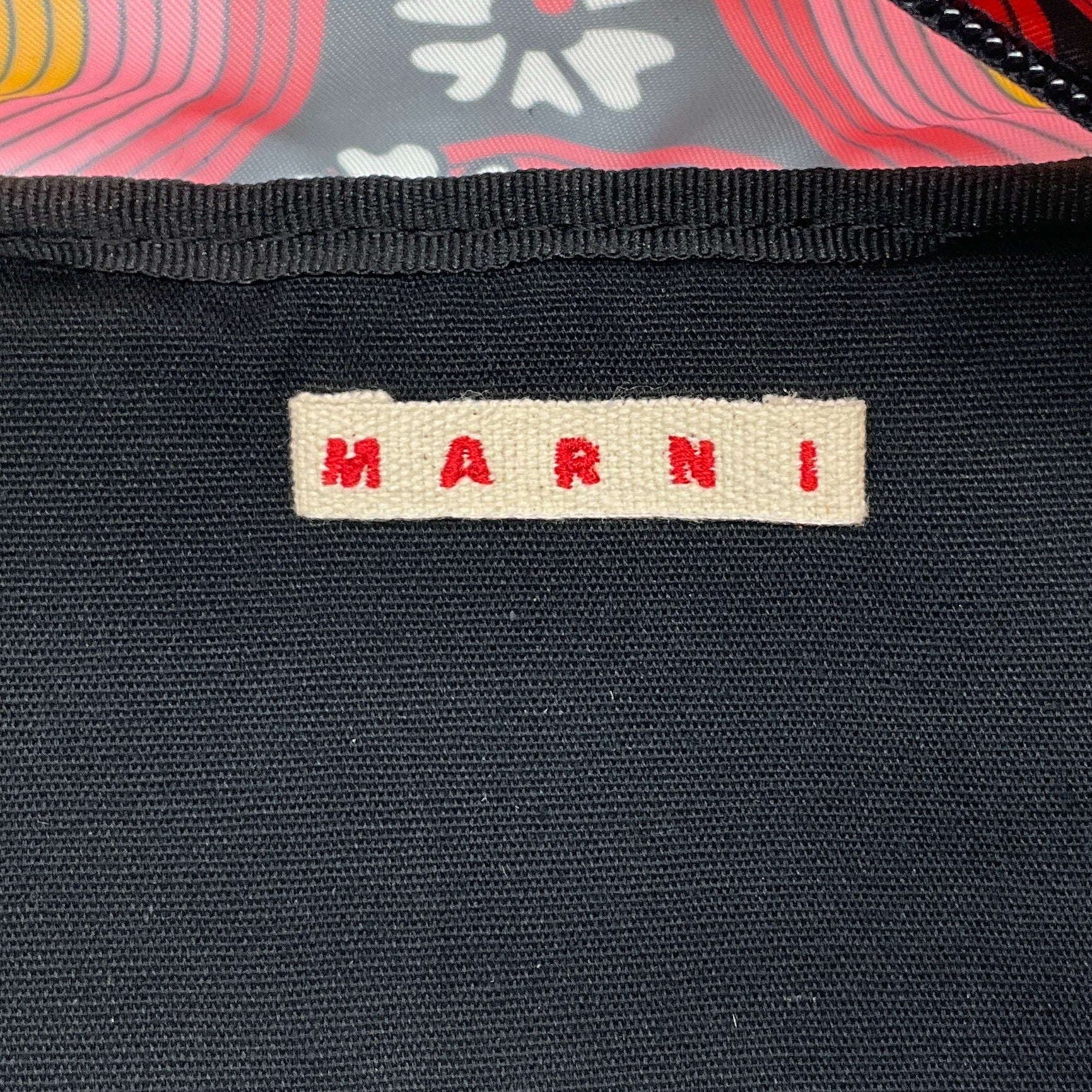 Marni Pink / Orange Techno Circles Backpack - Image 8