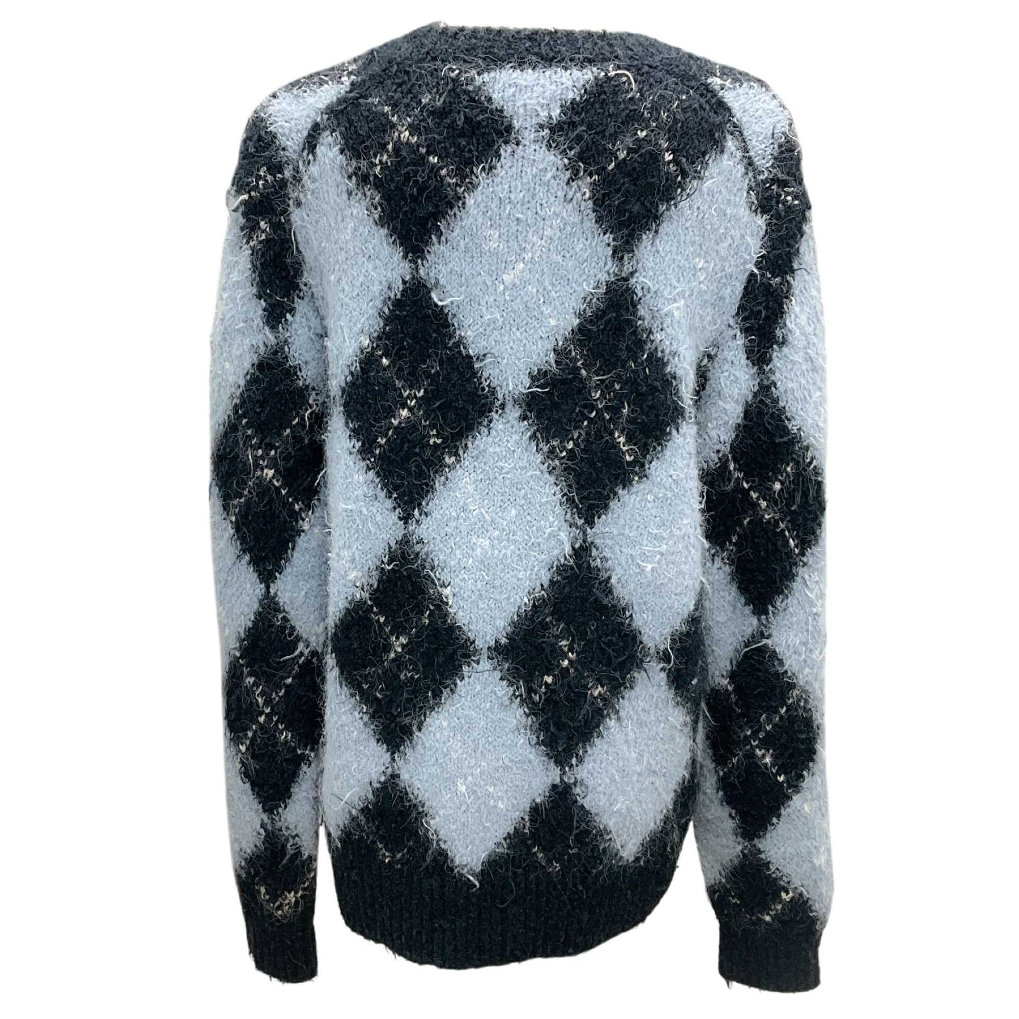 Michael Kors Collection Light Blue / Navy Blue Knit Cardigan Sweater - Image 3