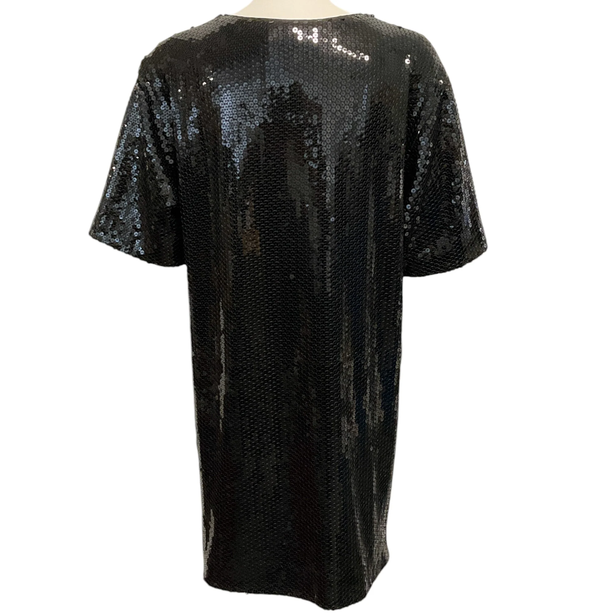Moschino Couture Black / Gold Sequined Trick or Chic Dress - Image 3