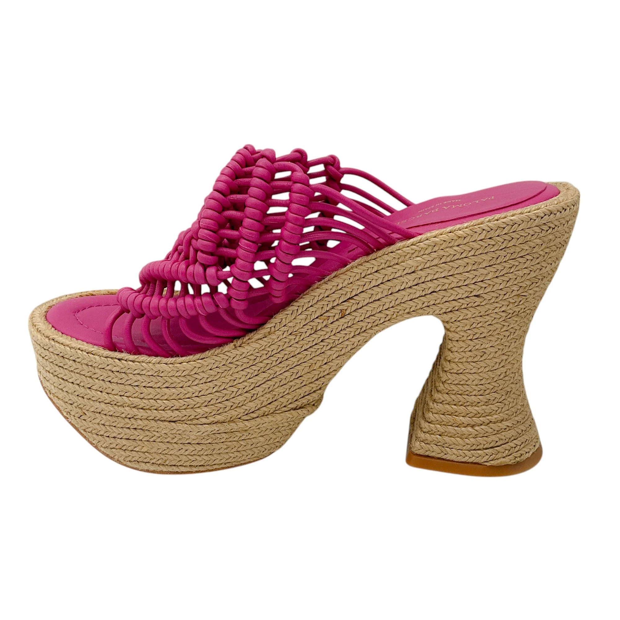 Paloma Barcelo Pink Salma Espadrille Platform Sandals - Image 3