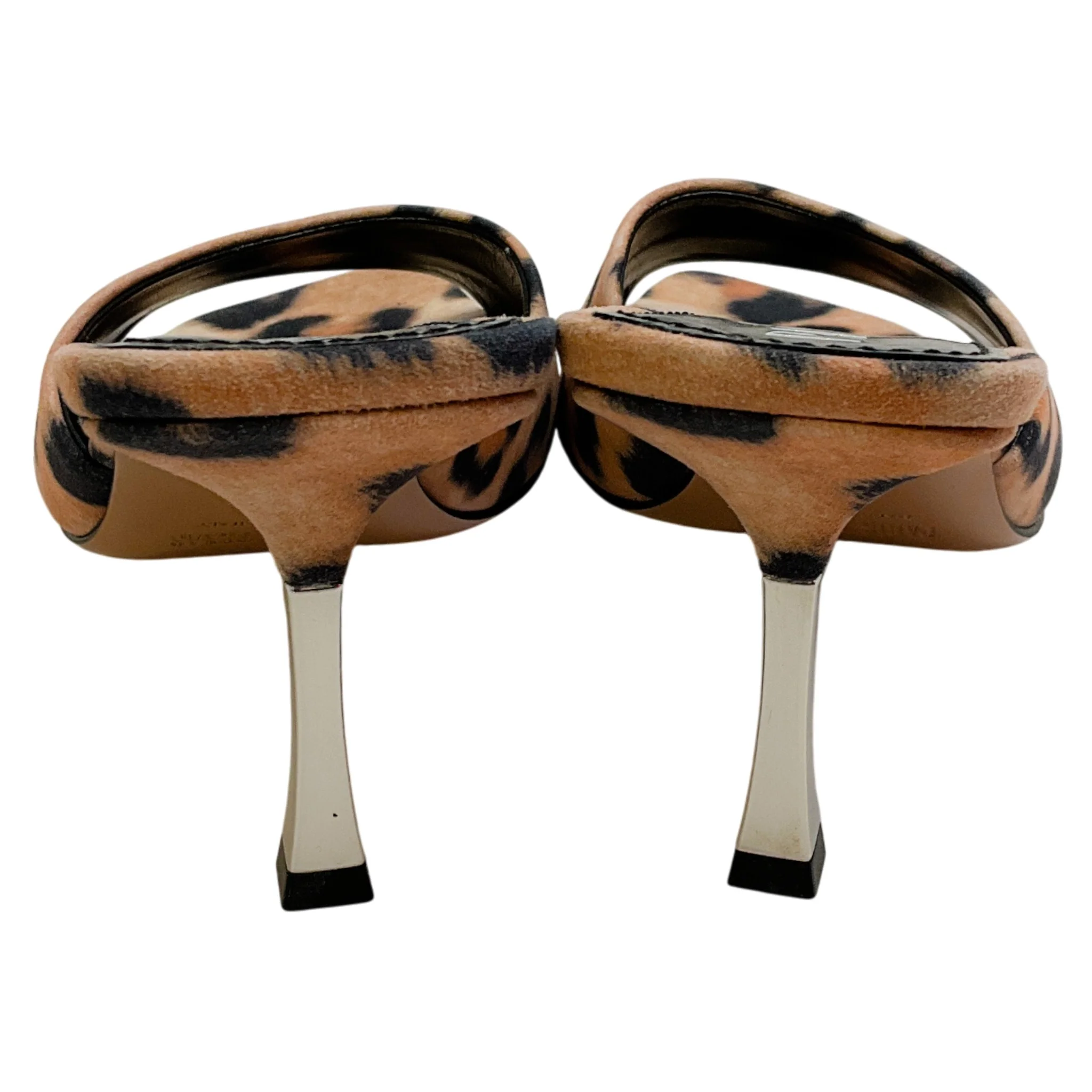 Paris Texas Leopard Print Lorena Mule Sandals - Image 5