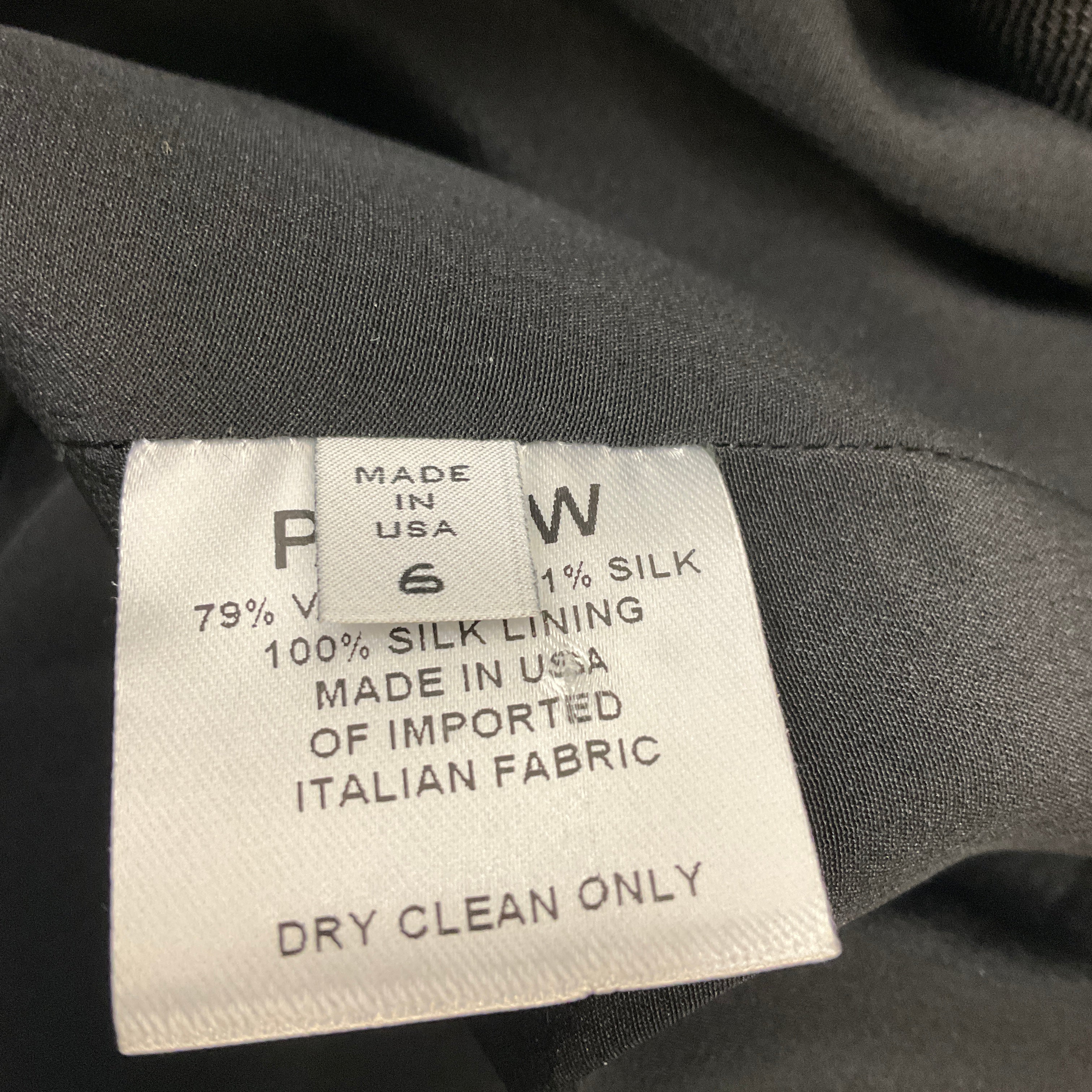 Partow Black Double Layer Silk Mid-Length Coat - Image 5