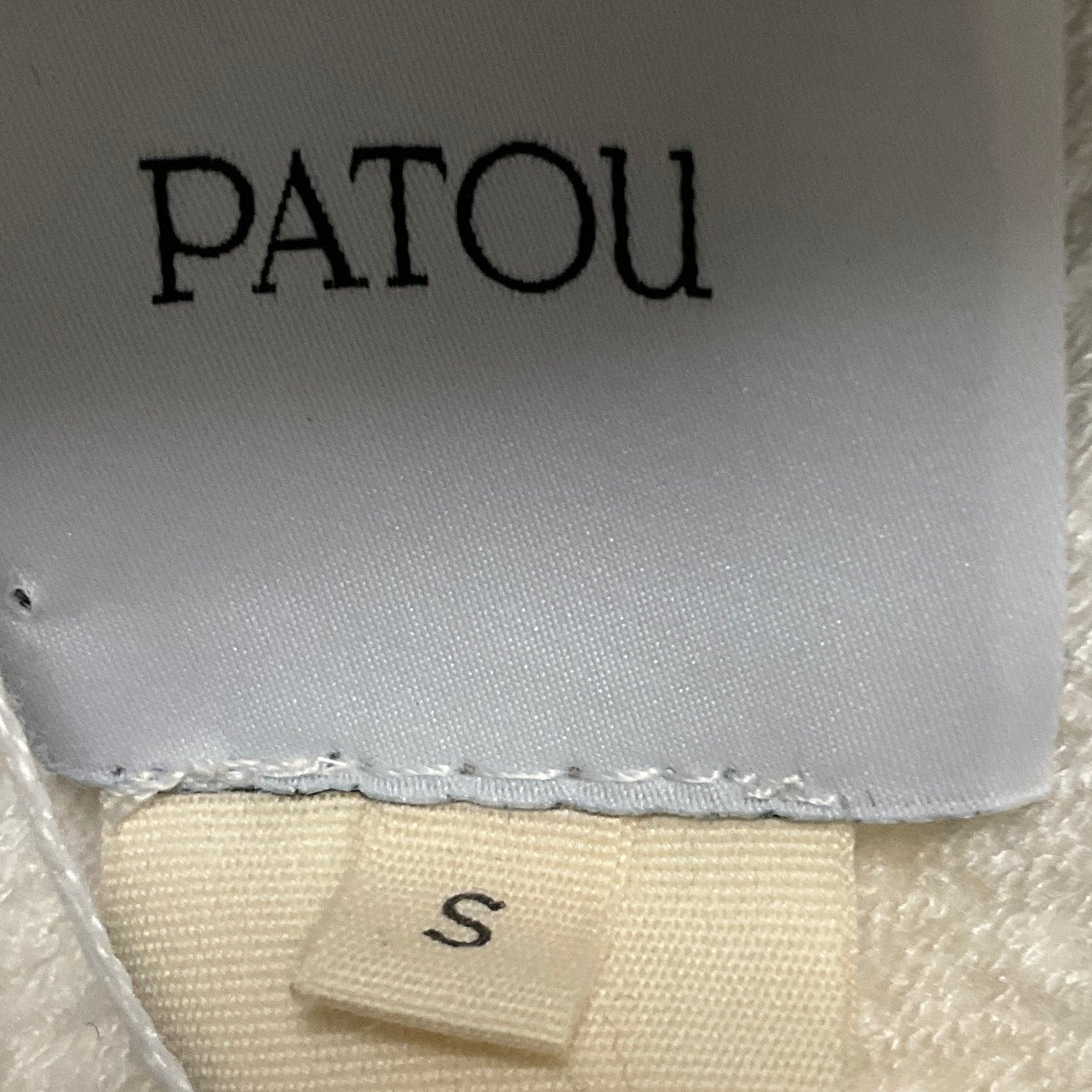 Patou White / Black 3D Knit Double Strap Mini Dress - Image 4