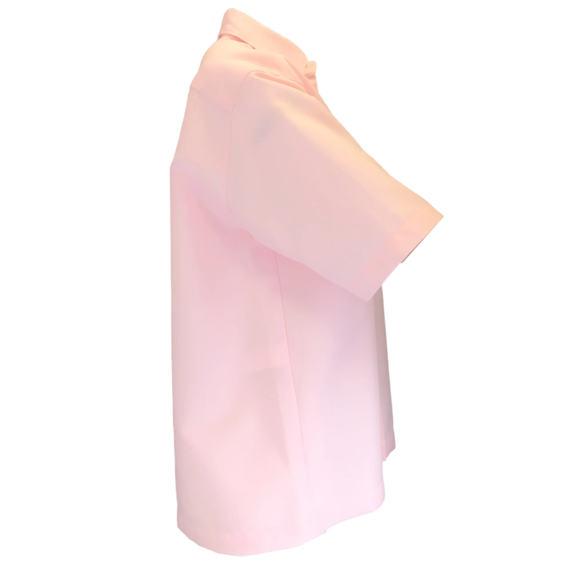 Plan C Pink Short Sleeved Button-down Blouse - Image 2
