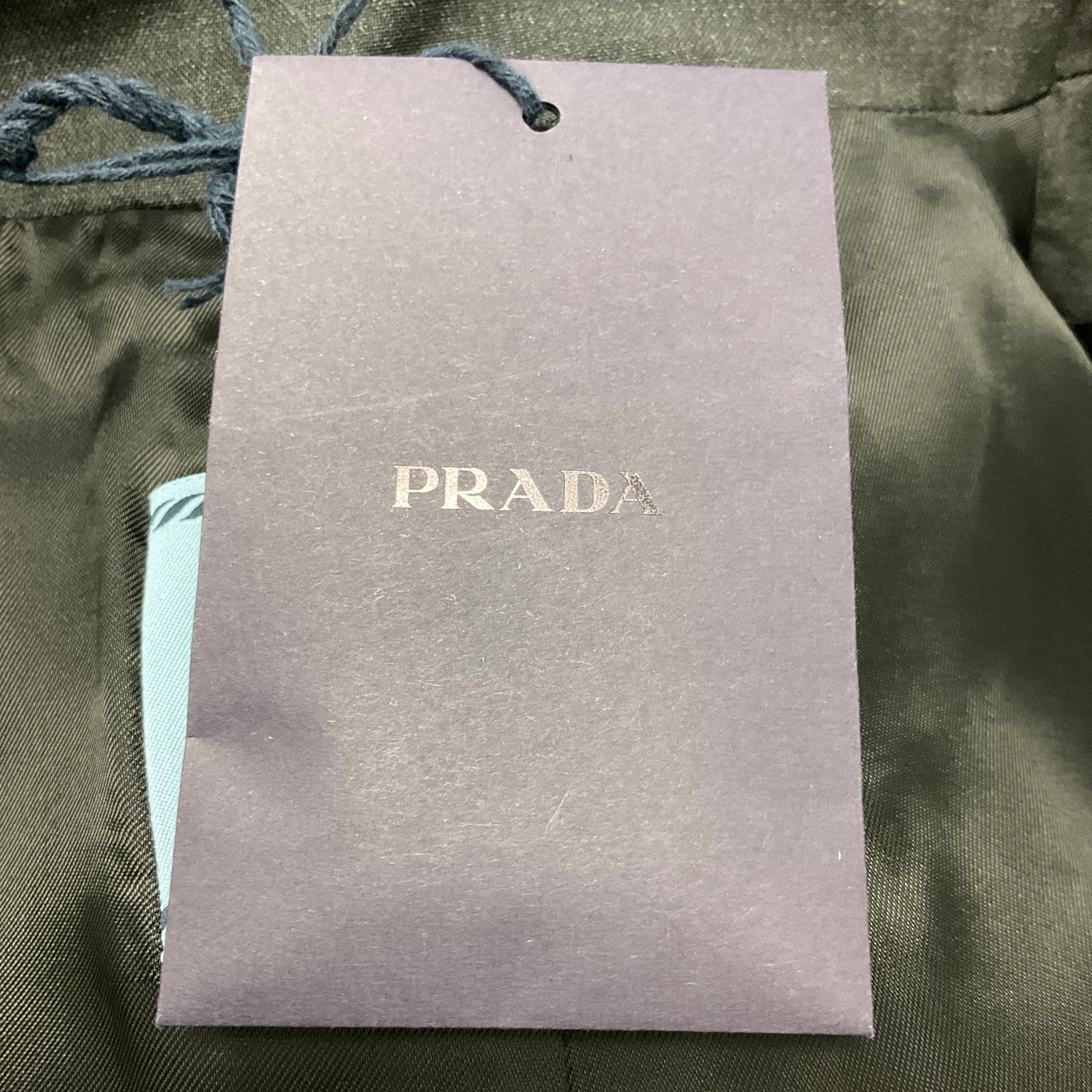 Prada Dark Grey Classic Wool Blazer - Image 5