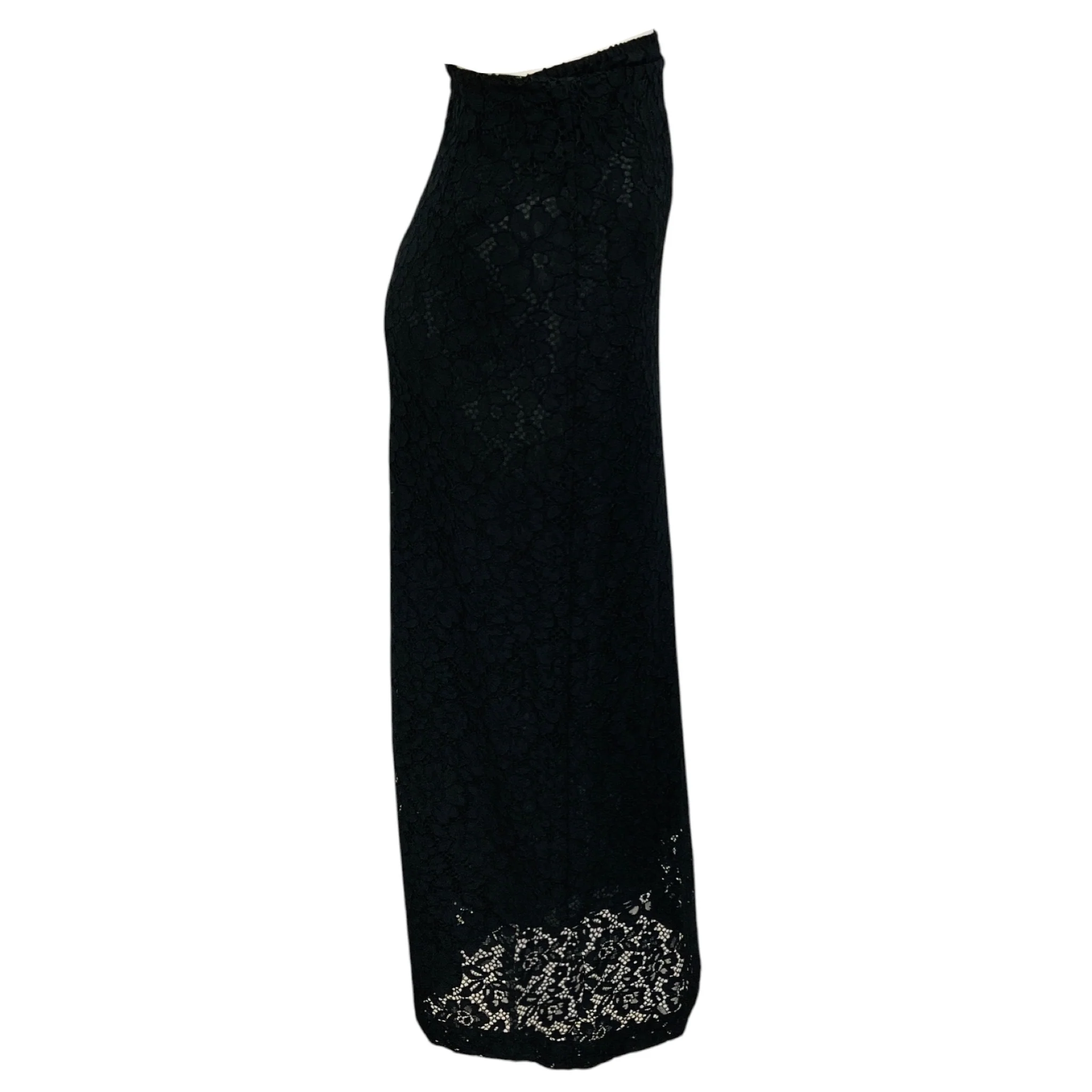 Proenza Schouler Black Stretch Lace Jasmine Maxi Skirt - Image 2
