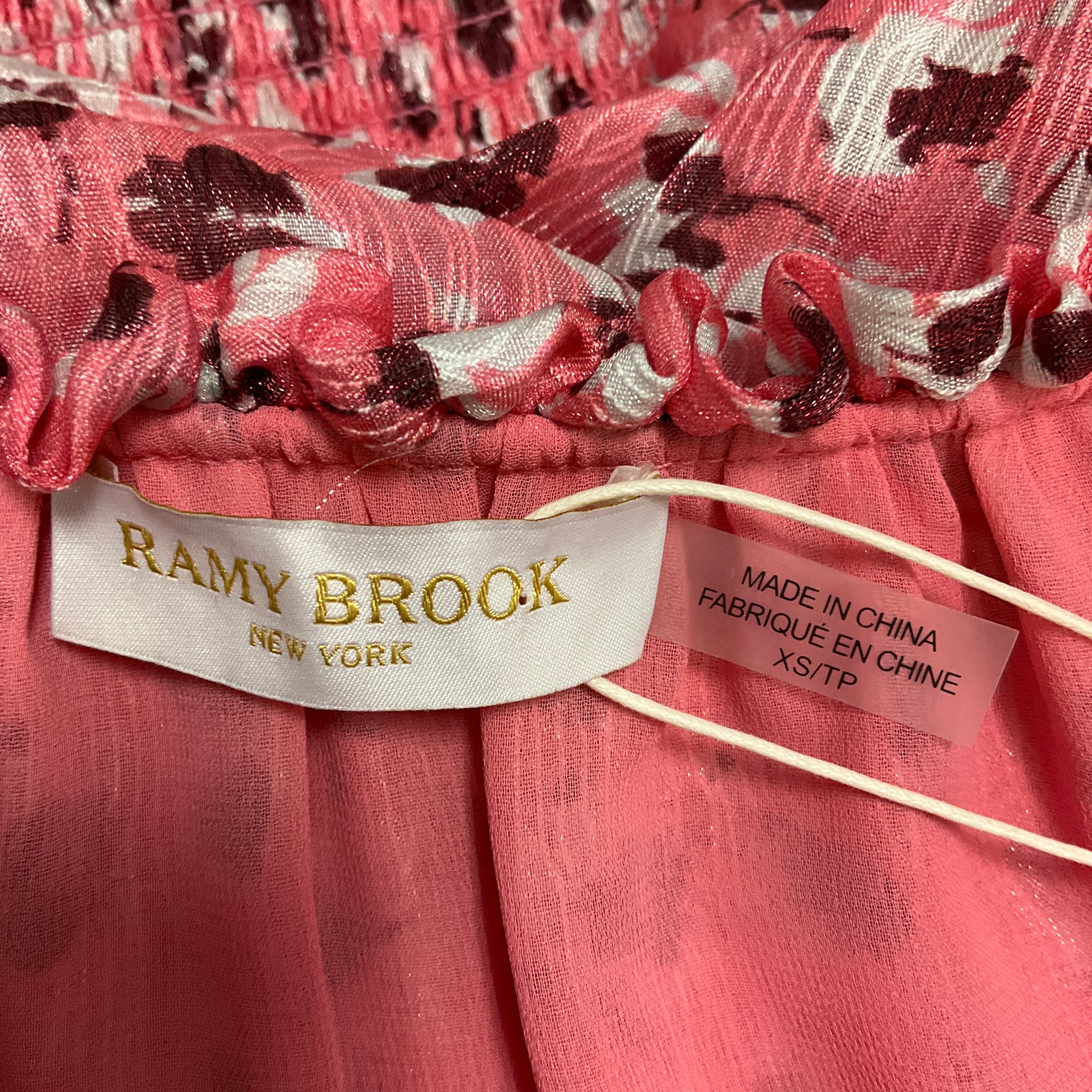 Ramy Brook Pink Penelope Printed Ruffle Mini Dress - Image 4