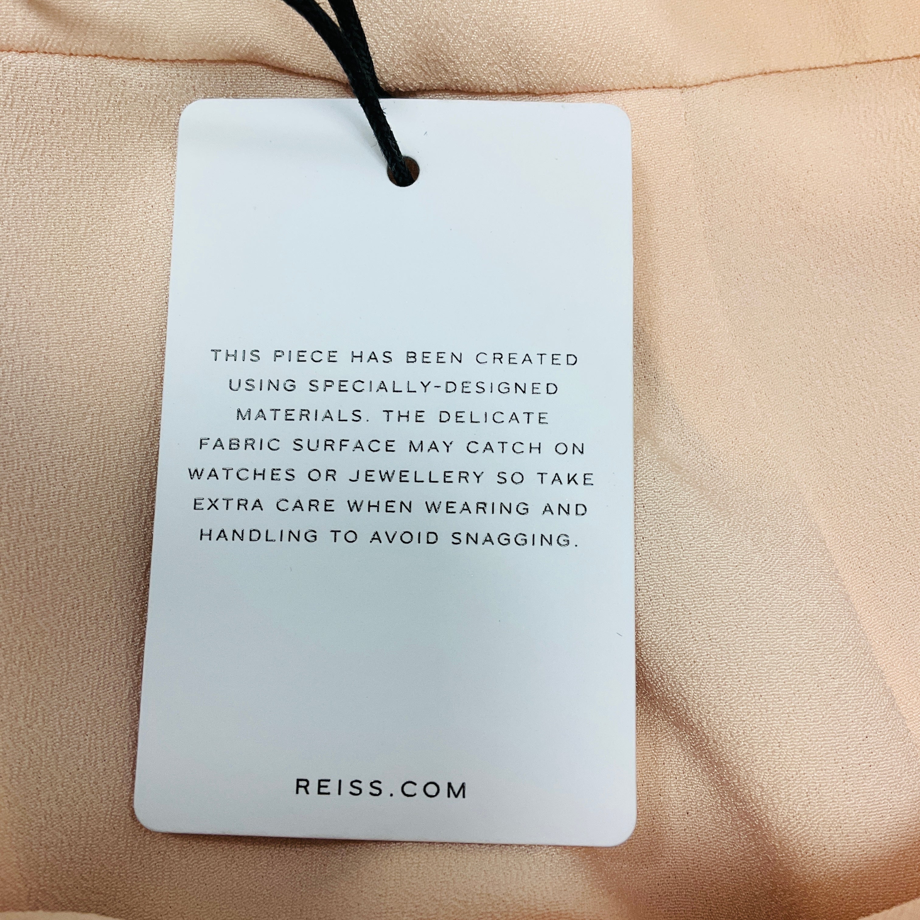 Reiss Blush Pink Crepe Midi Dress - Image 5