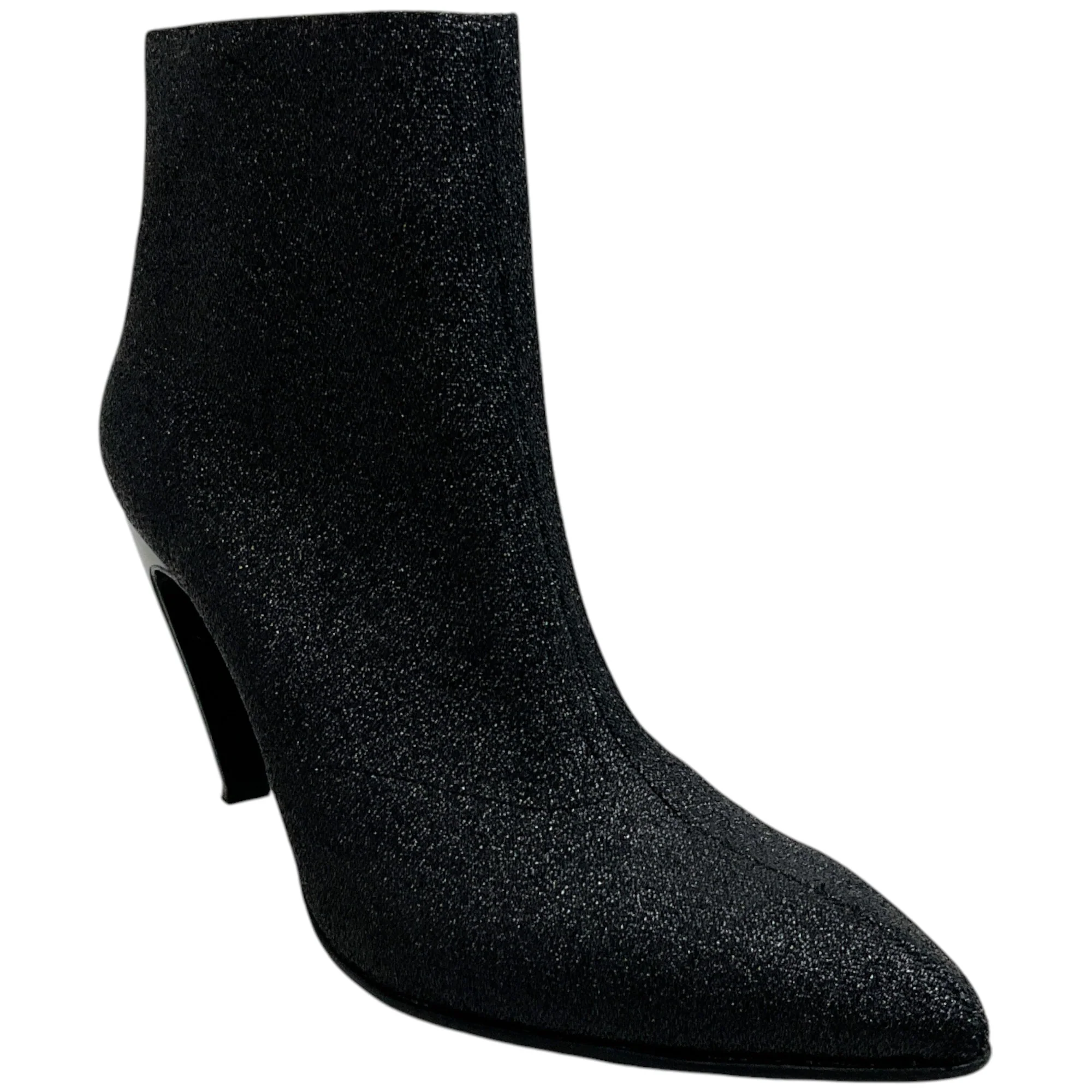 Robert Clergerie Black Shimmer Pull On Booties