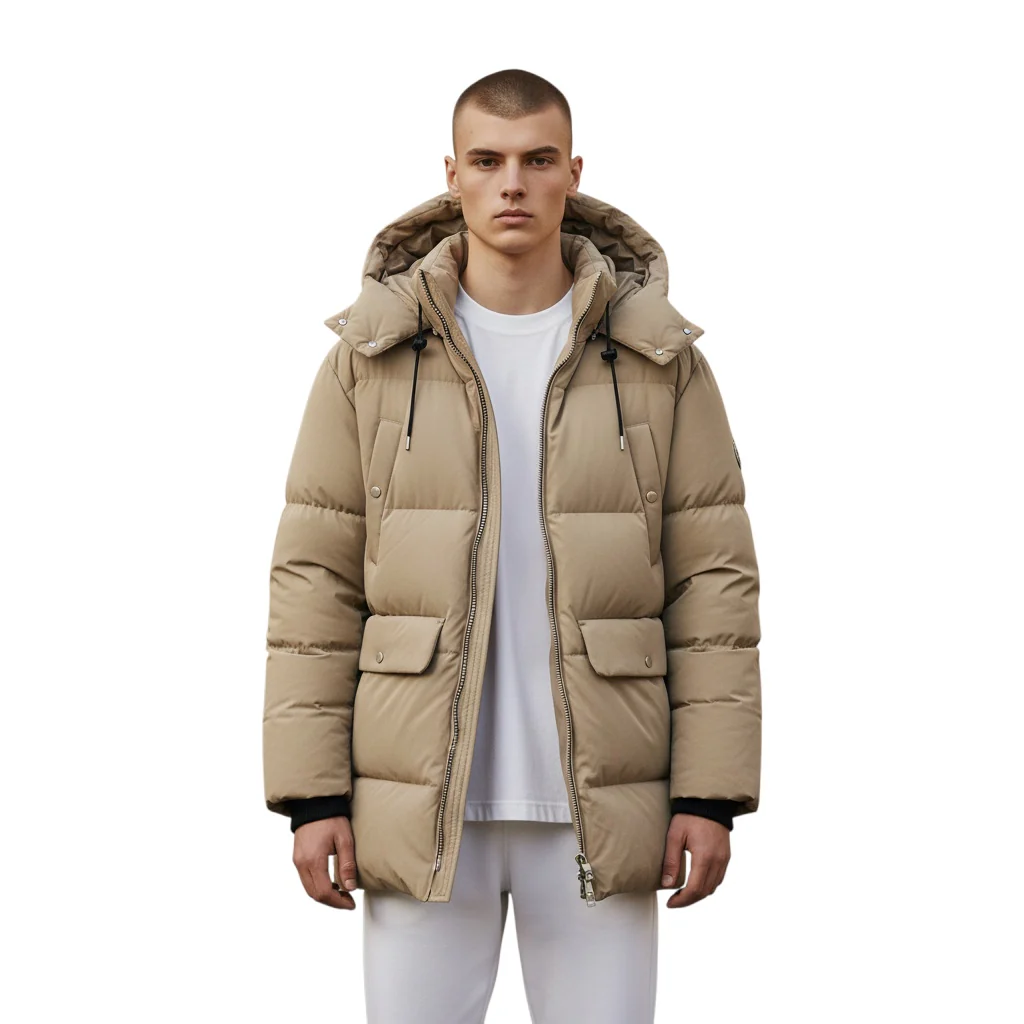 Rudsak Men's Cement Enzo M Down Puffer Jacket - Image 8