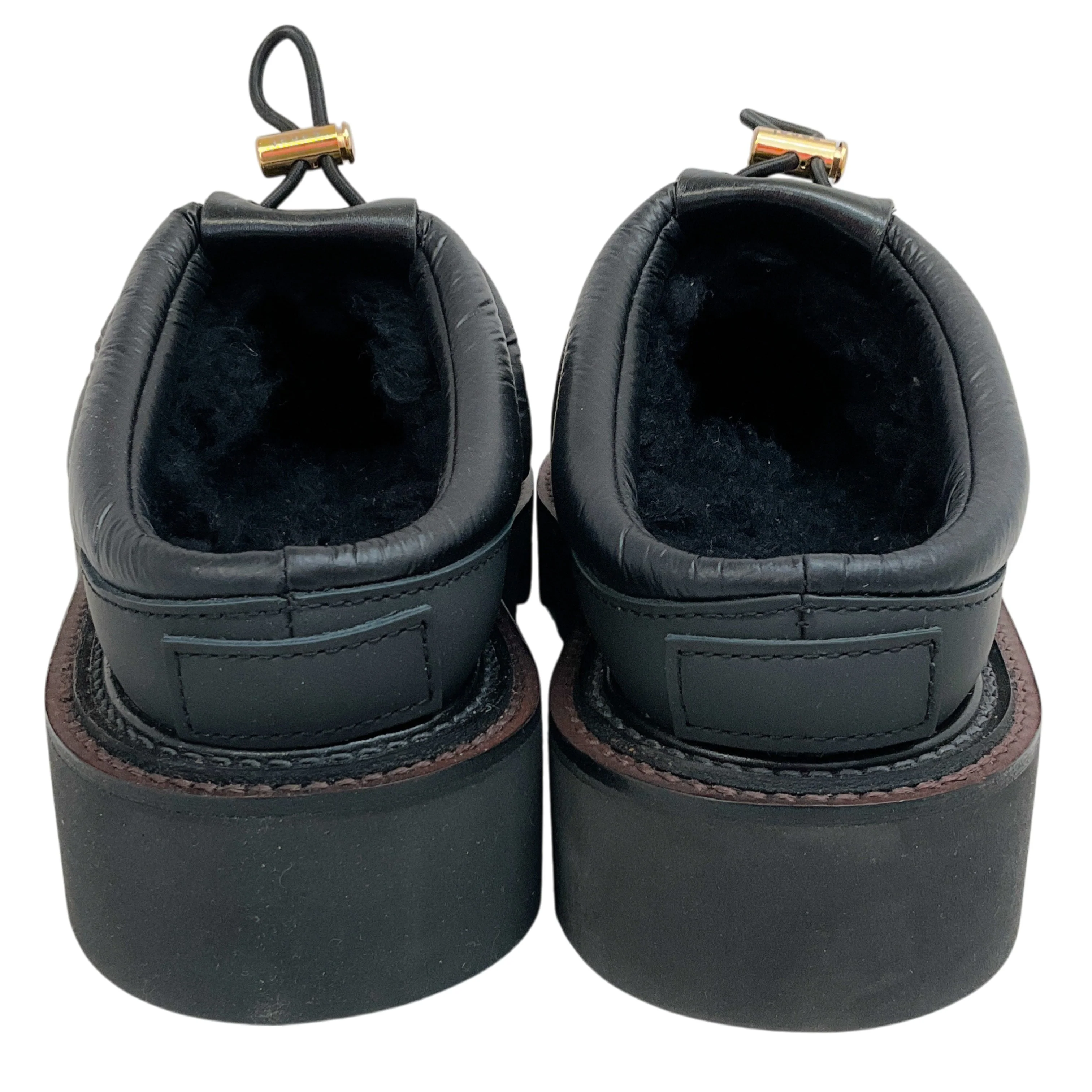 Sacai Black Micro Puffer Mules - Image 5