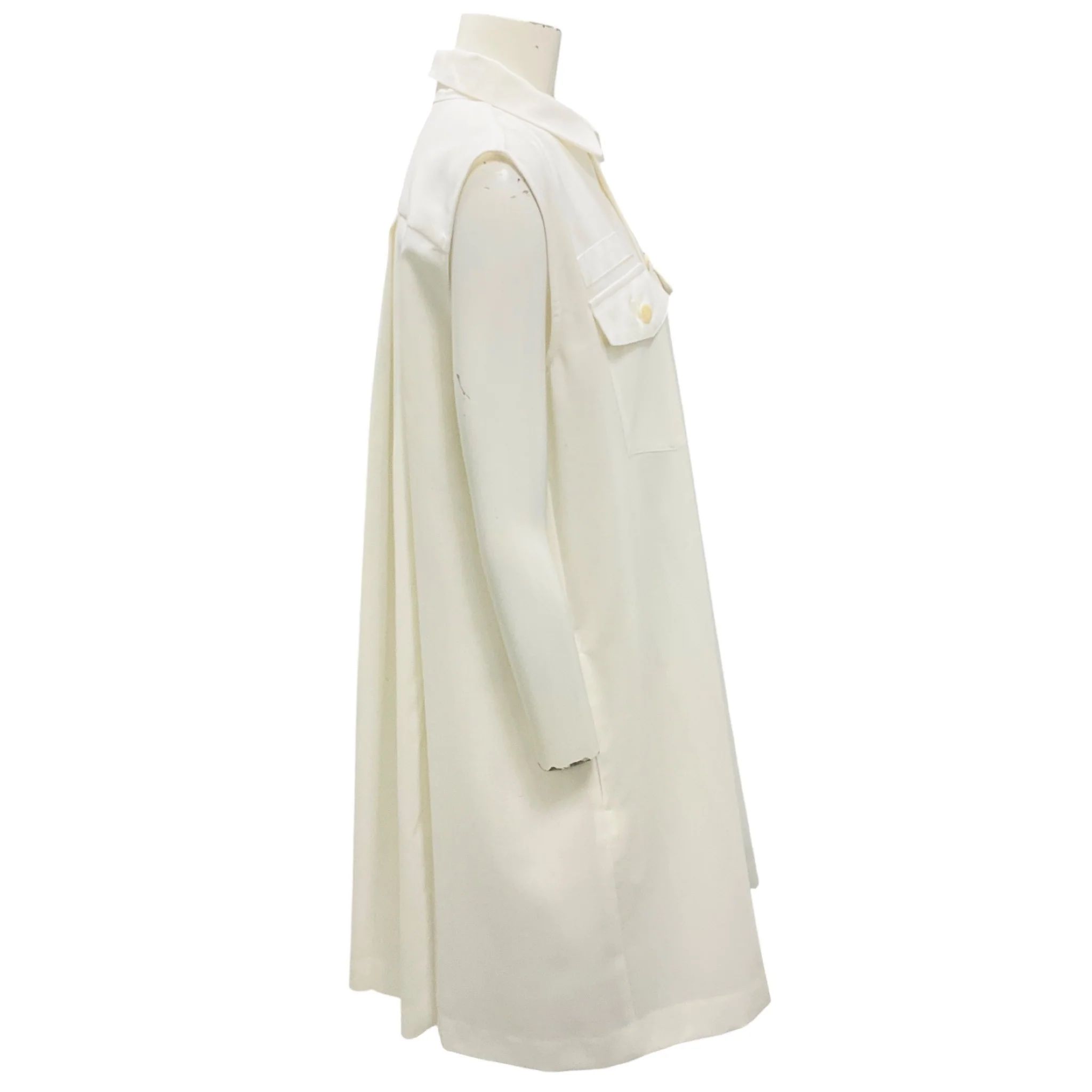 Sacai Off-White Suiting Dress - Image 2