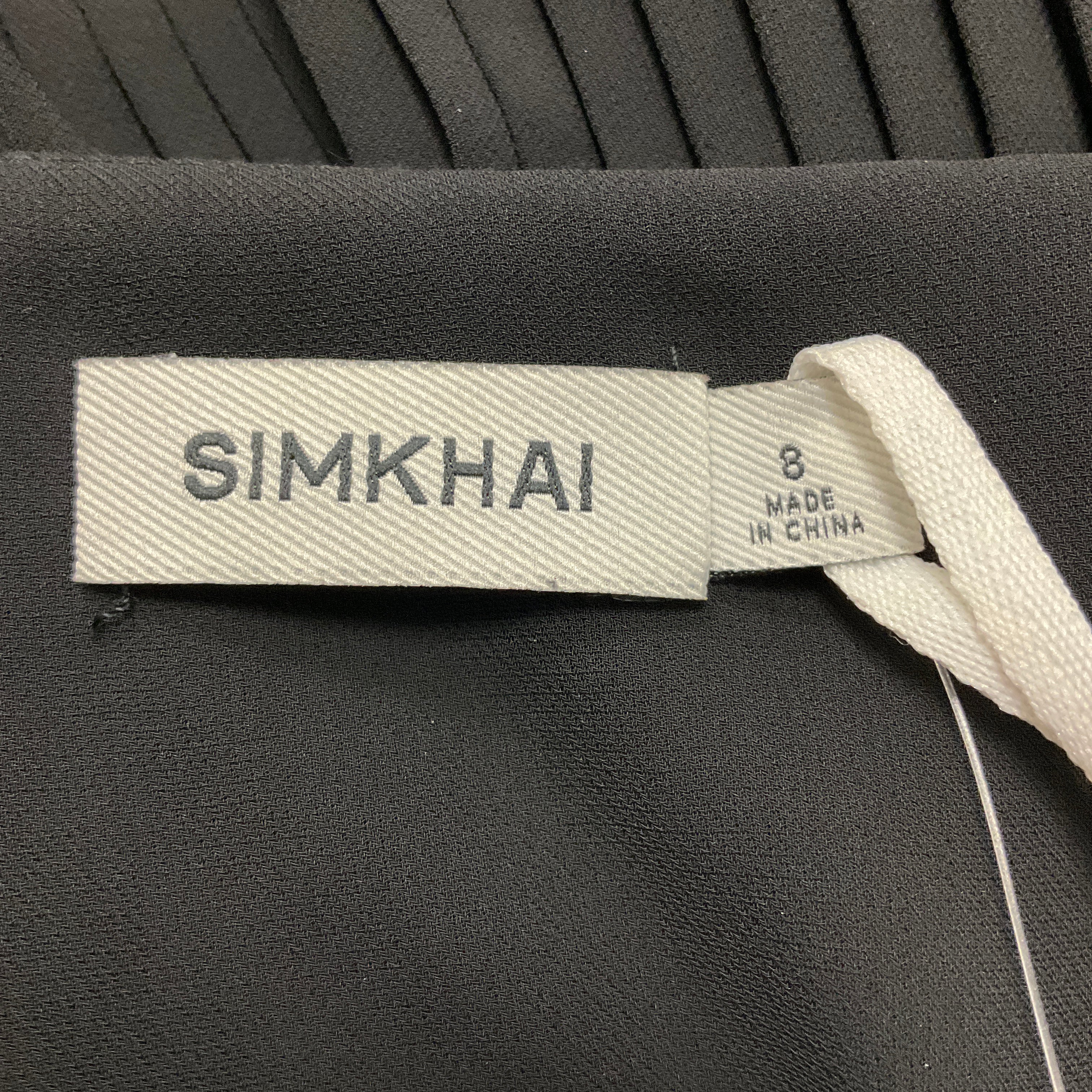 Simkhai Black Margo Mini Dress - Image 4