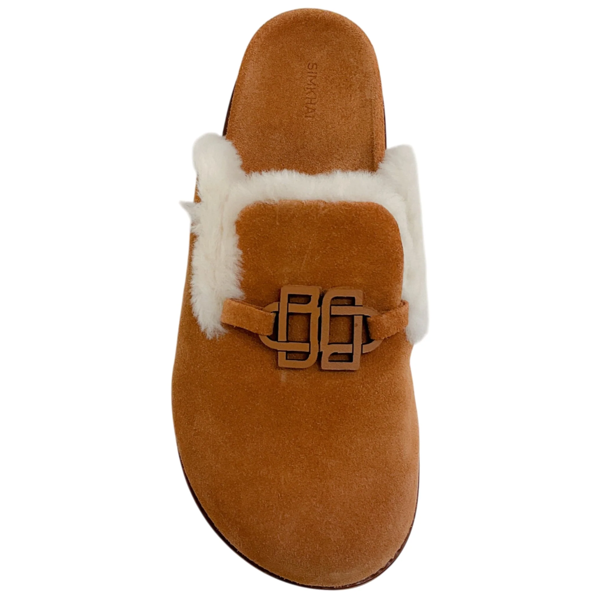 Simkhai Chestnut Suede Shealing Mila Clogs - Image 4