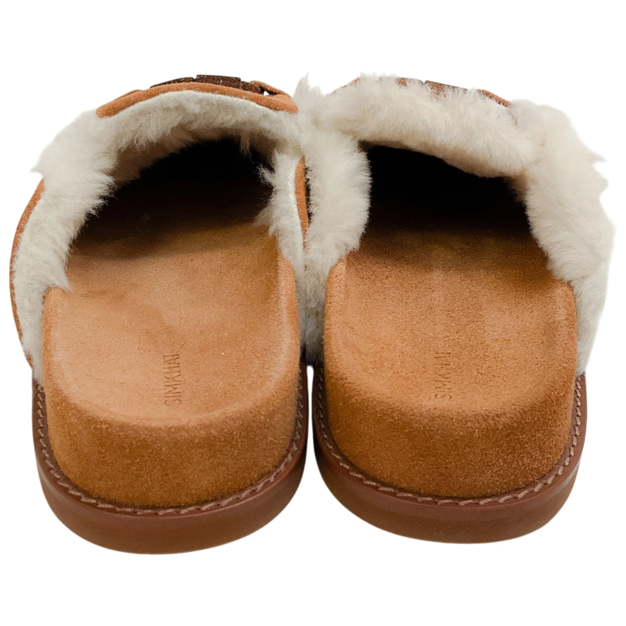 Simkhai Chestnut Suede Shealing Mila Clogs - Image 5