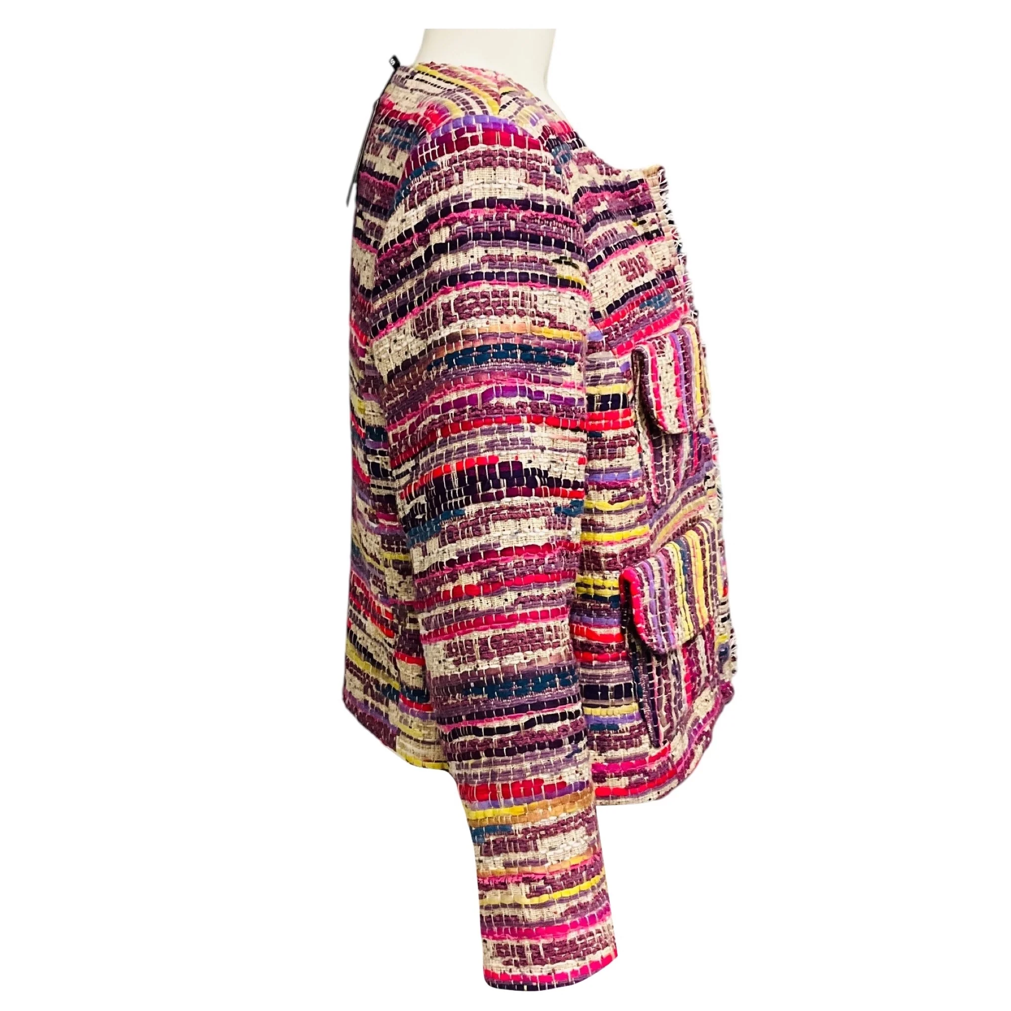 Smythe Orchid Multi Zip Cardi Jacket - Image 2