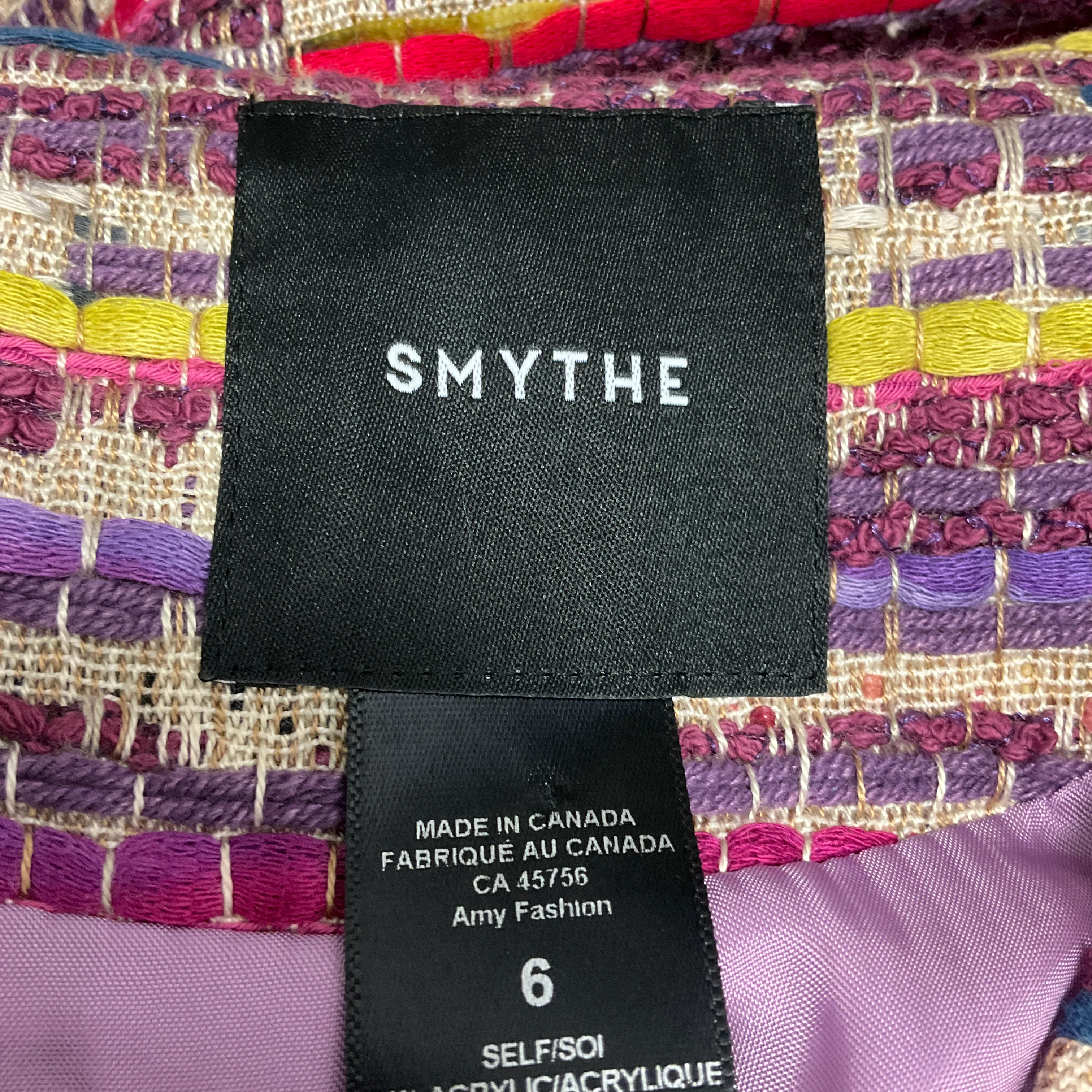 Smythe Orchid Multi Zip Cardi Jacket - Image 4