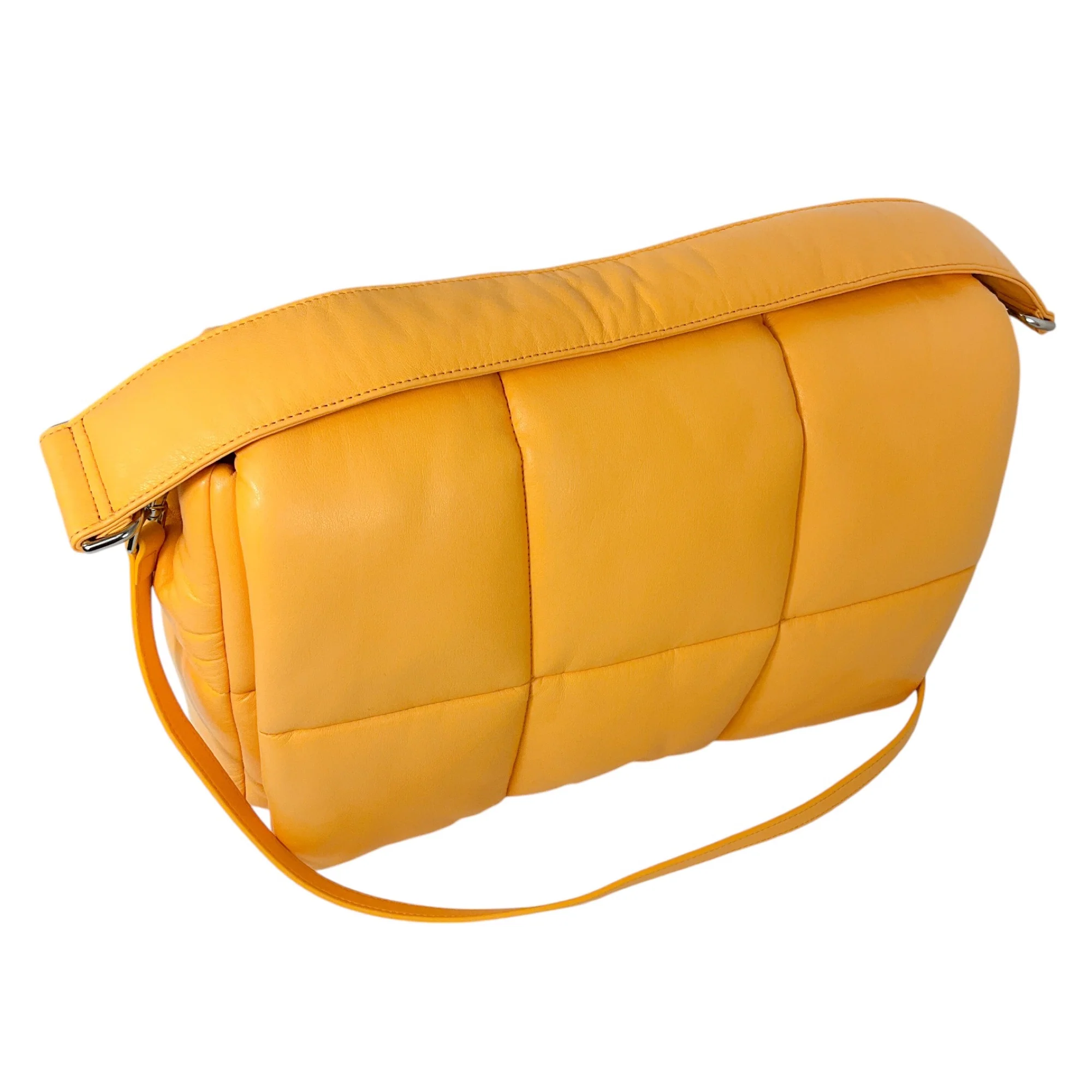 Stand Studio Peach Honey Faux Leather Grained Wanda Clutch Bag II - Image 4