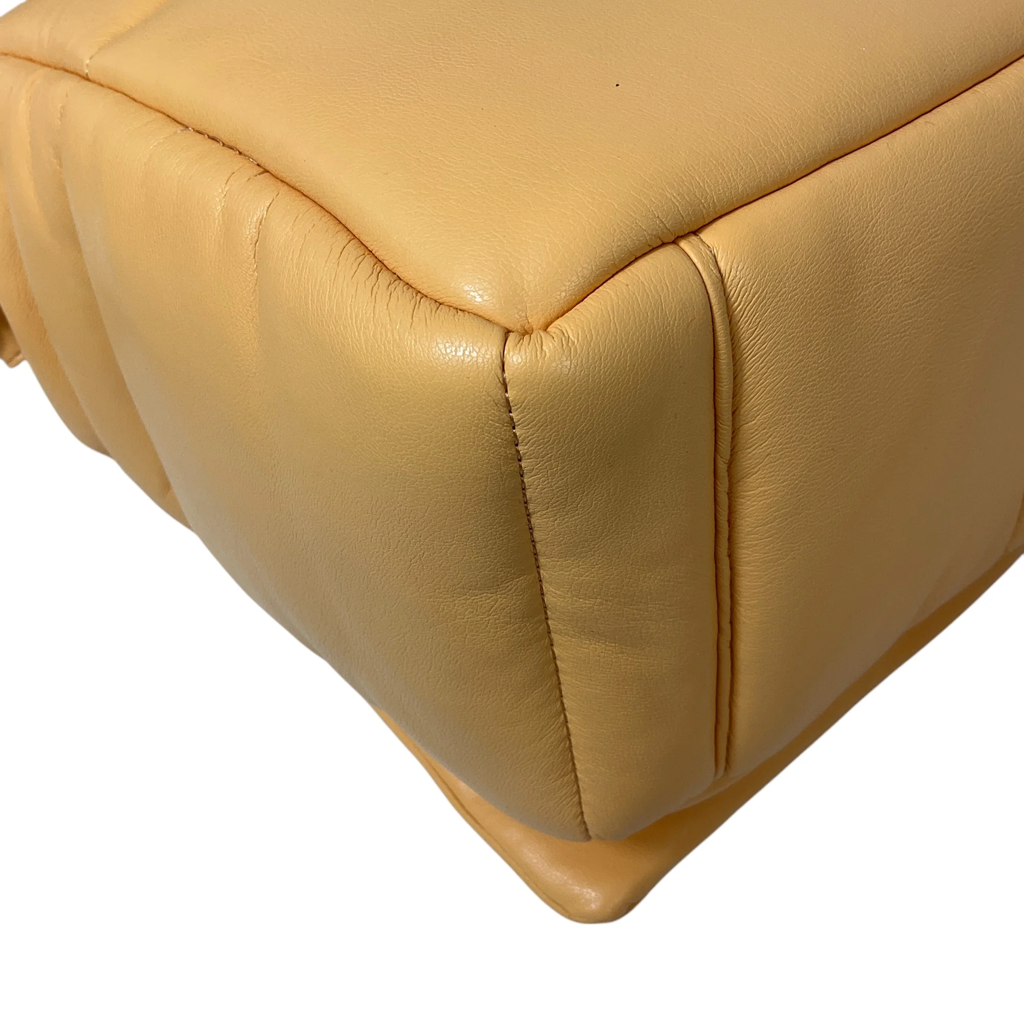 Stand Studio Peach Honey Faux Leather Grained Wanda Clutch Bag II - Image 8