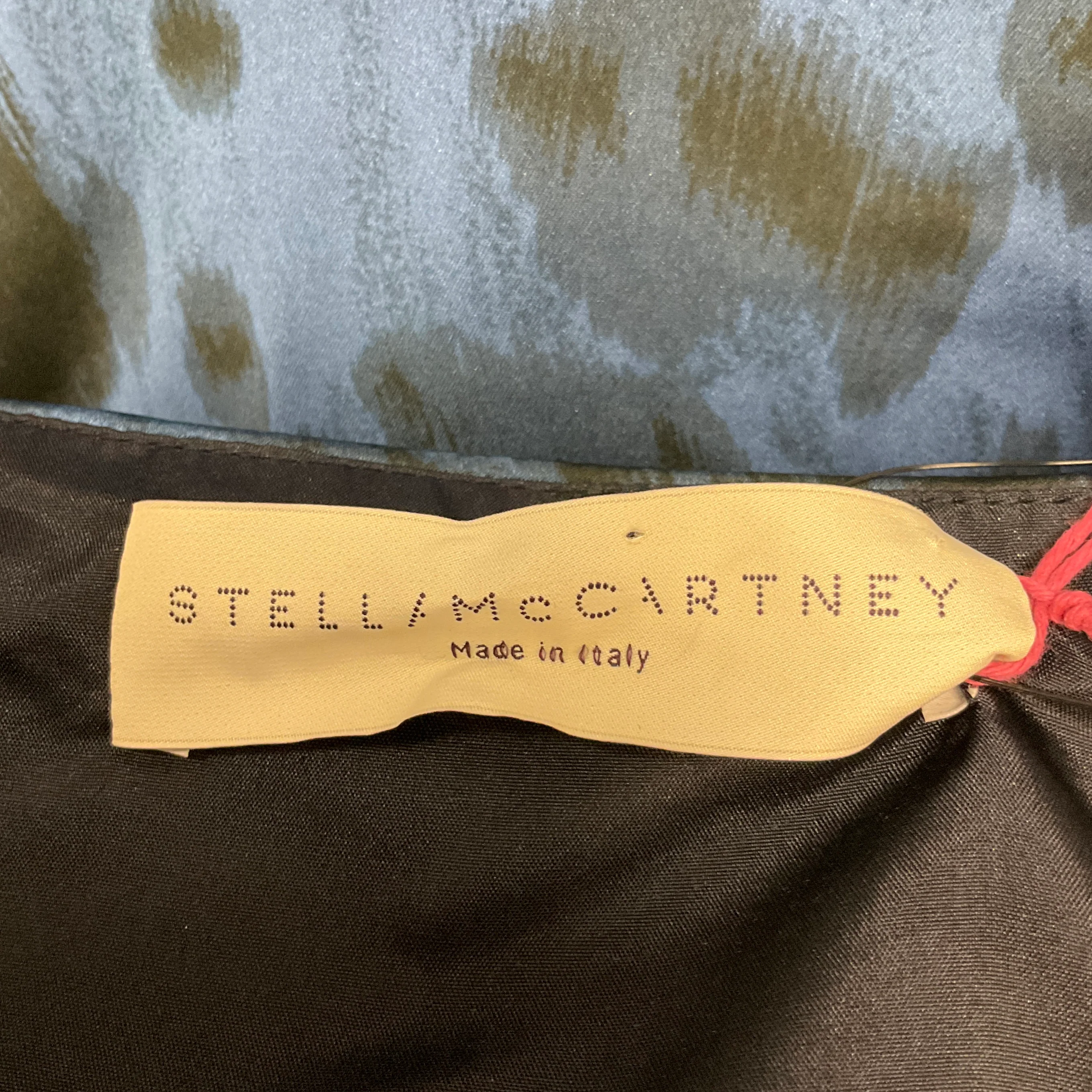 Stella McCartney 2010 Blue Denim Sleeveless Silk Cocktail Dress - Image 4