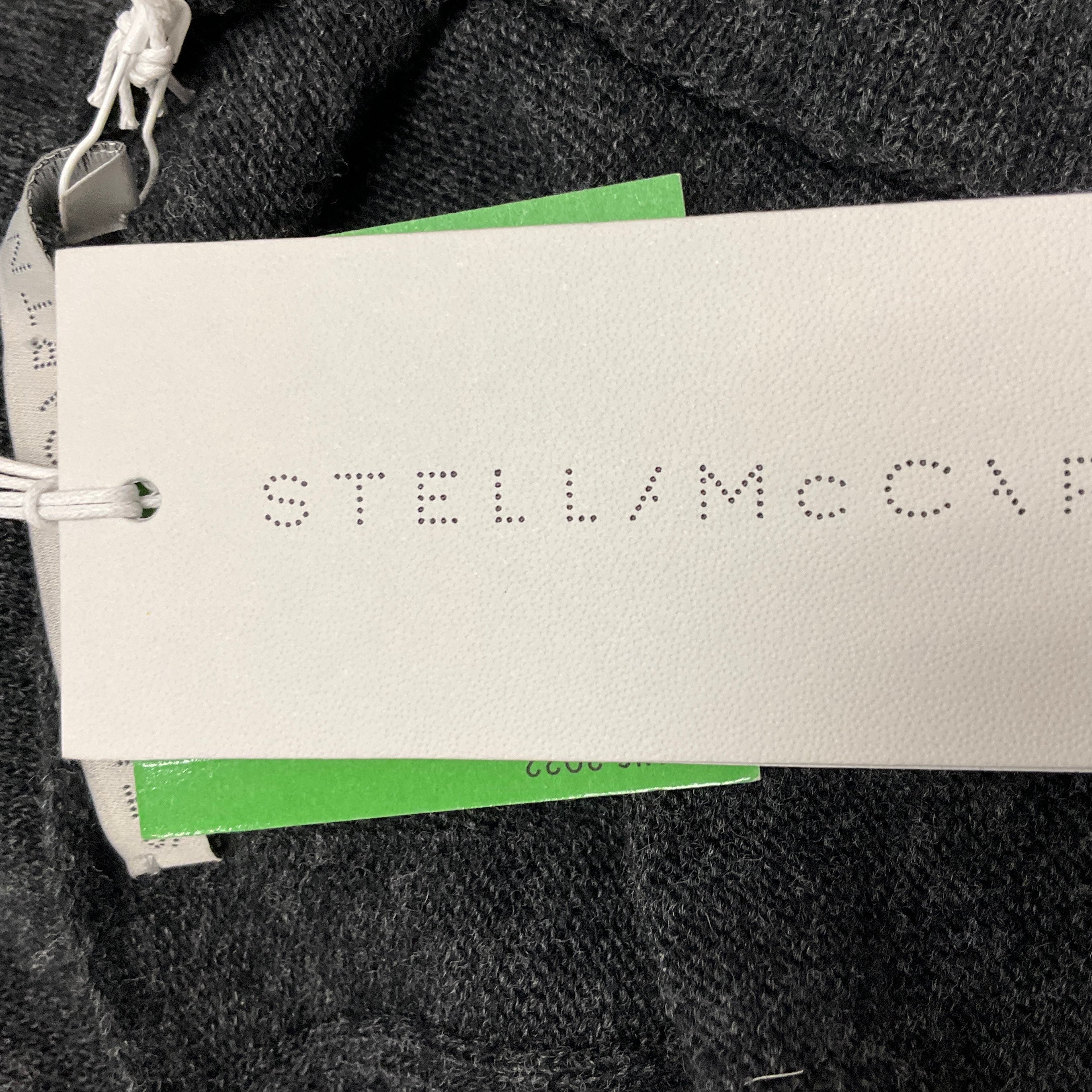 Stella McCartney 2024 Dark Grey Melange Chain Embellished Jumper - Image 5