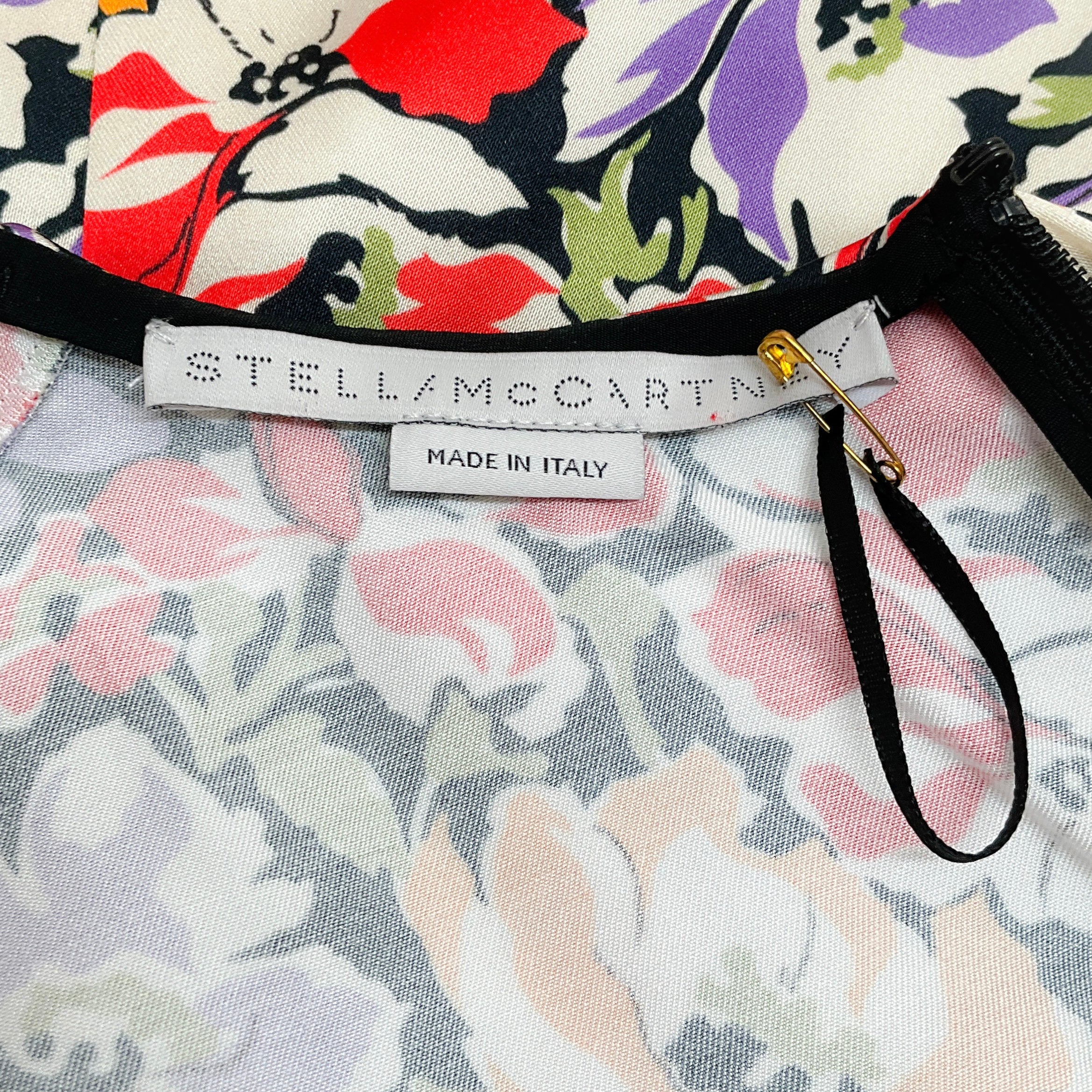 Stella McCartney Multi Floral Draped Top - Image 4
