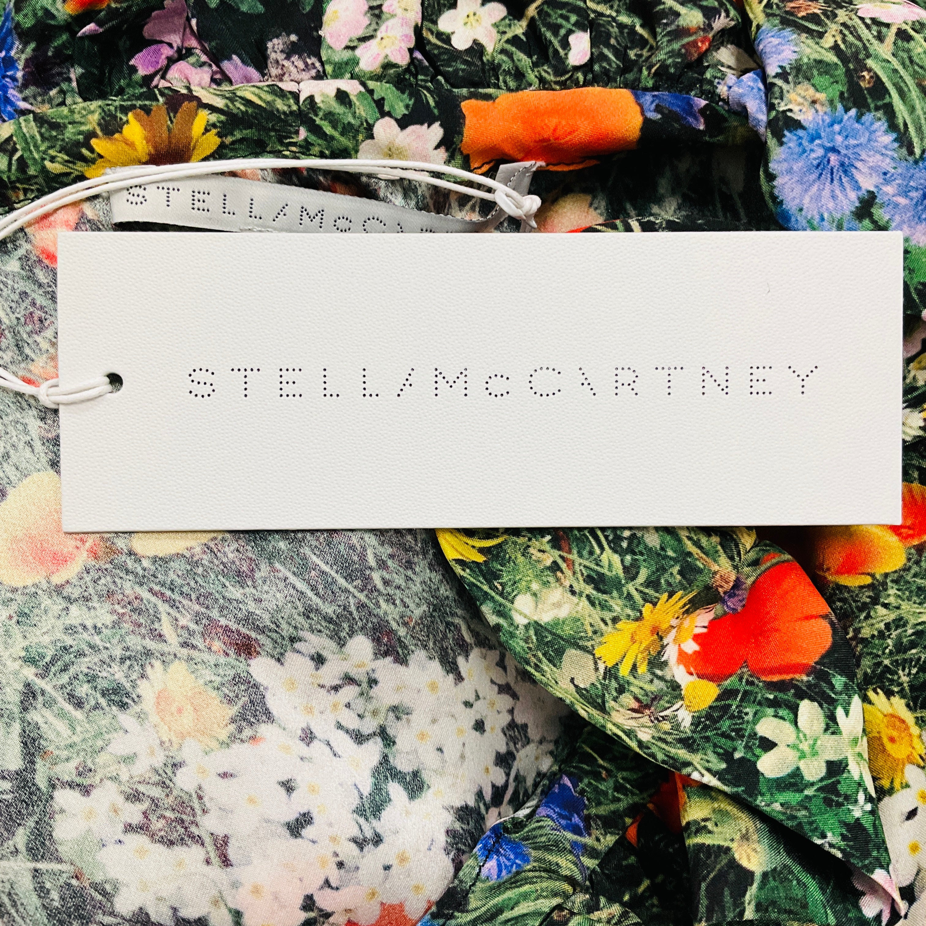 Stella McCartney Multi Floral Silk Blouse - Image 5