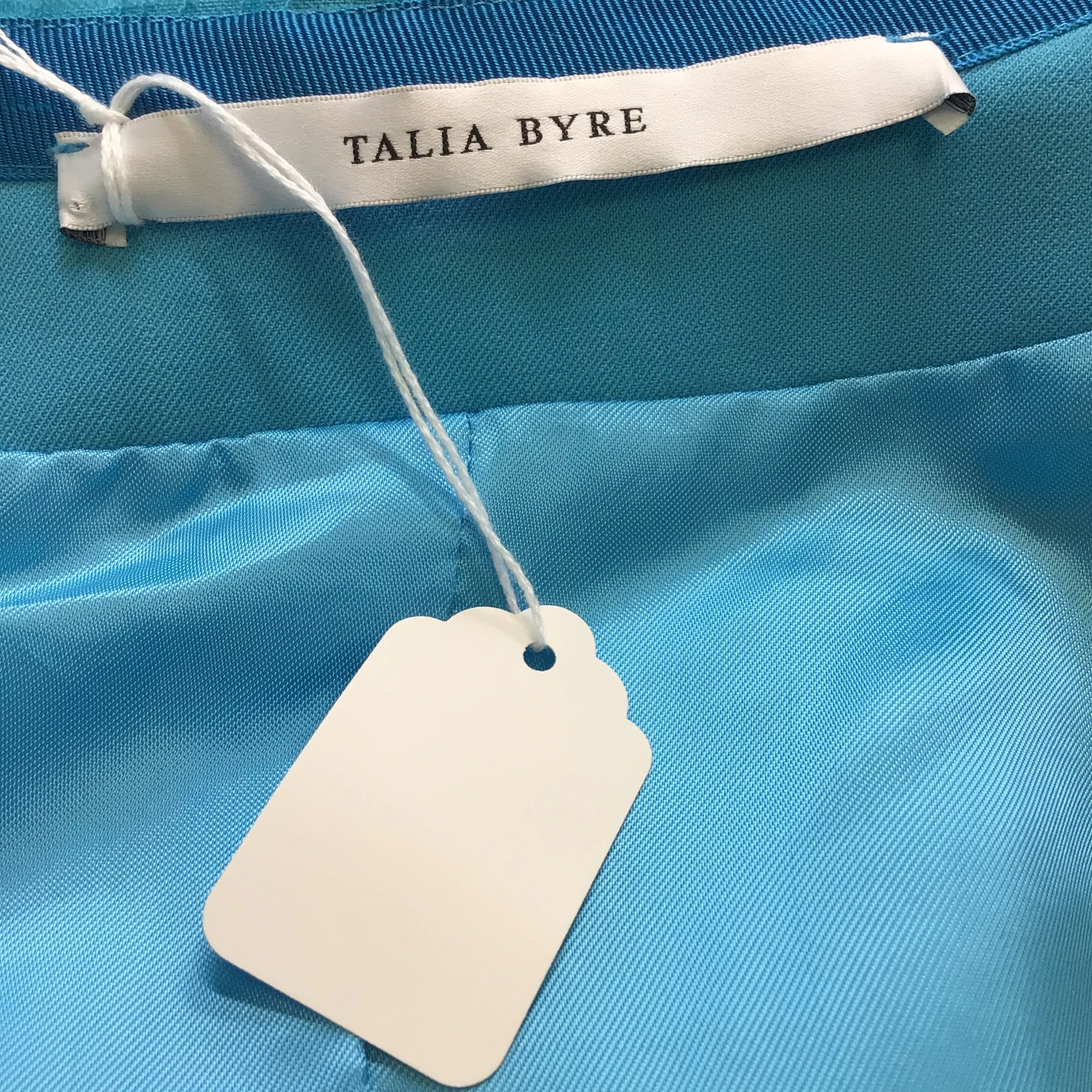 Talia Byre Turquoise Wool Stretch Jacket - Image 4