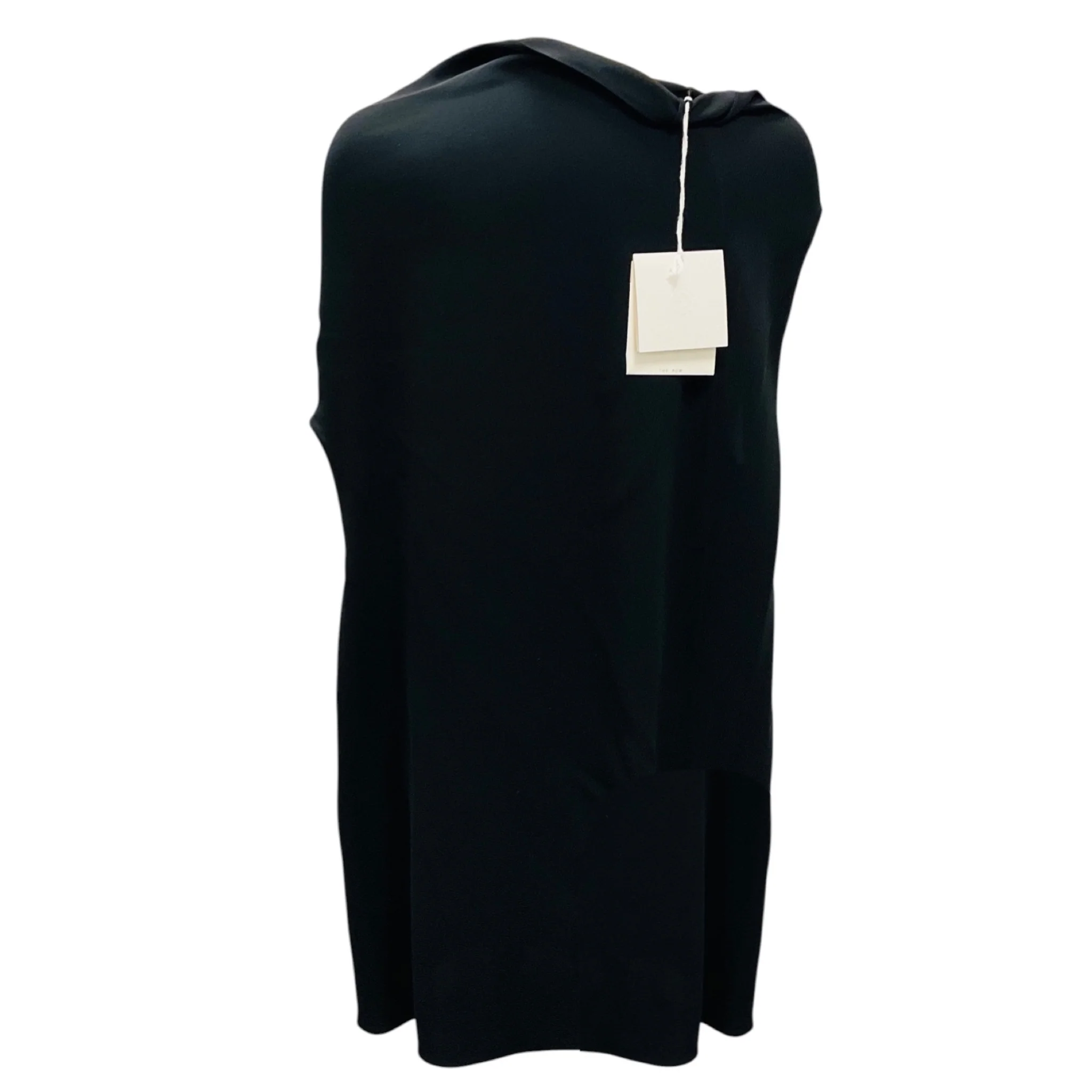 The Row Black Asymmetric Silk Aria Top - Image 3
