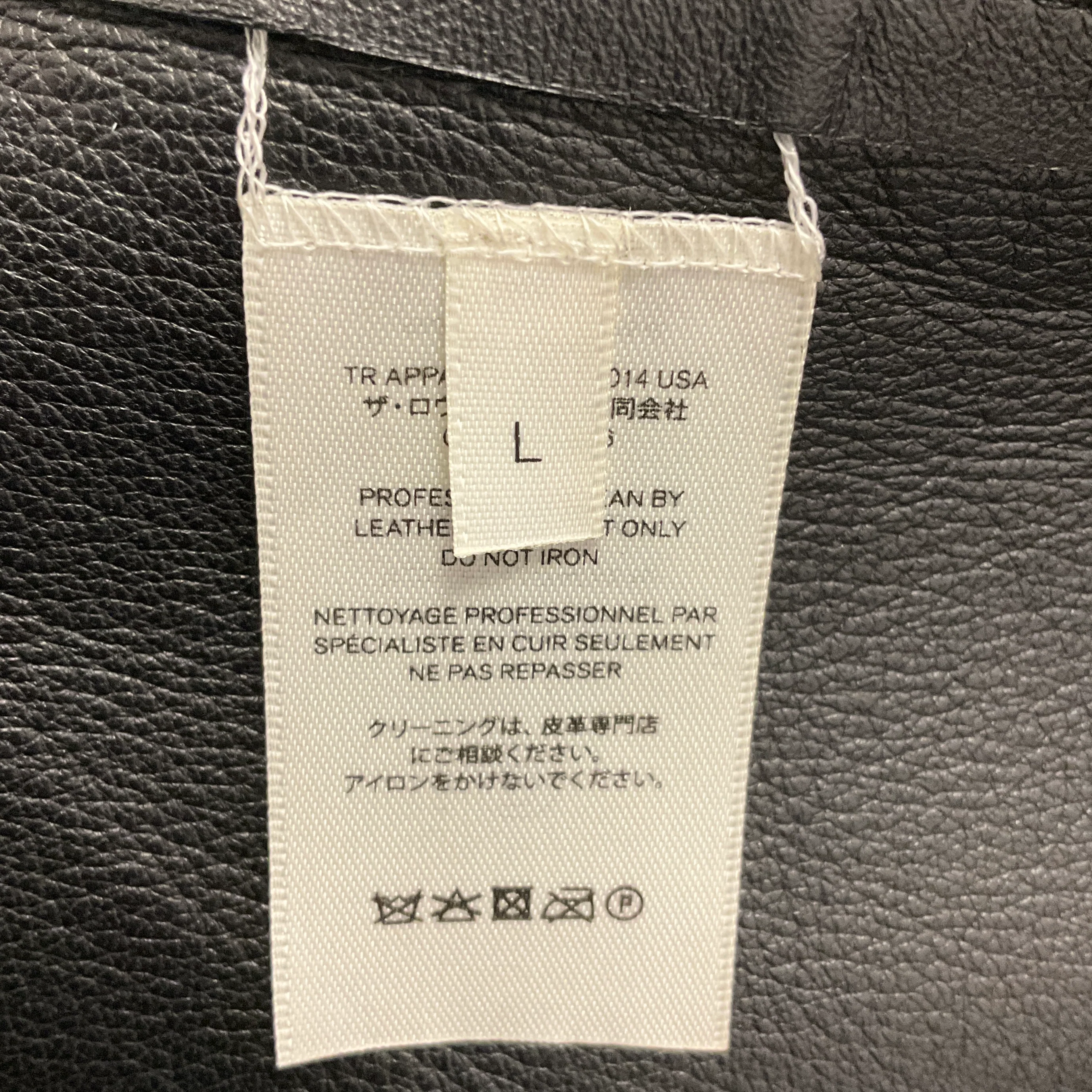 The Row Black Lambskin Leather Jacket with Open Front - Image 5