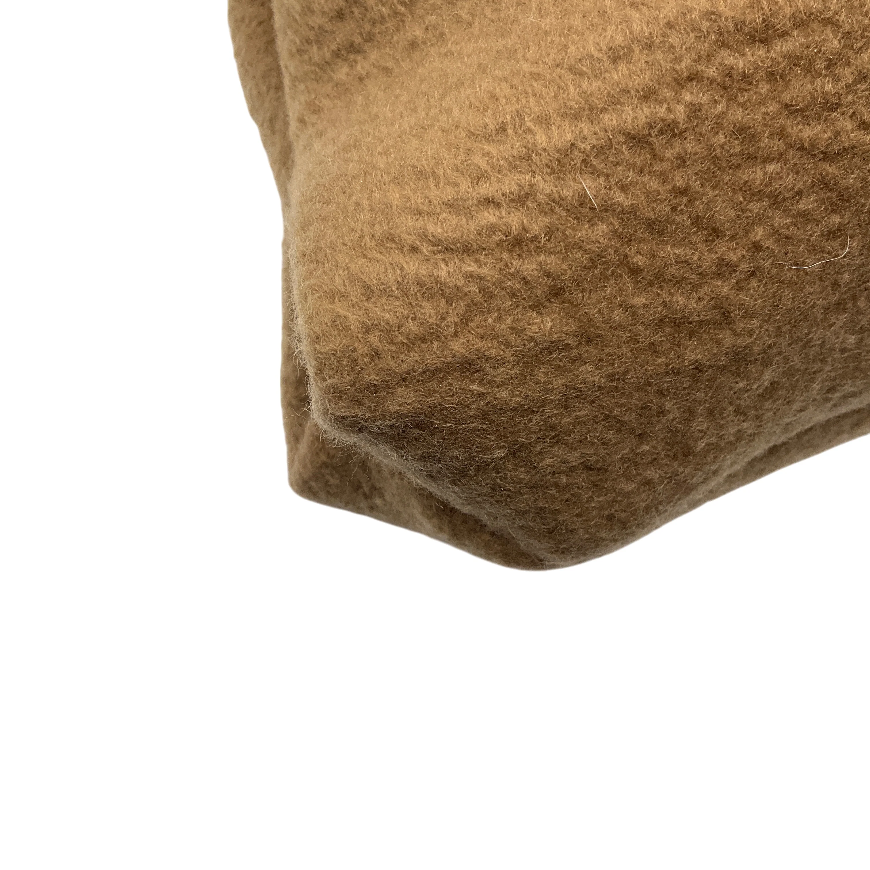 The Row Camel Large Glove Cashmere Clutch Bag - Image 6